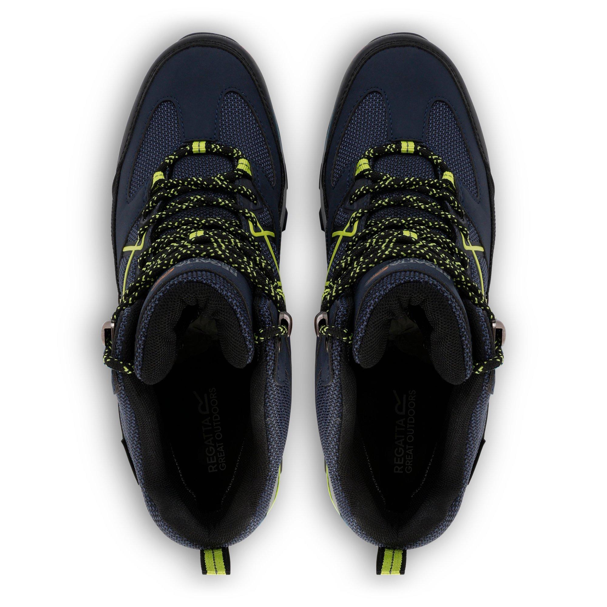 Navy/Lime Punch - Regatta - Mens Samaris III Waterproof Walking Boots - 7