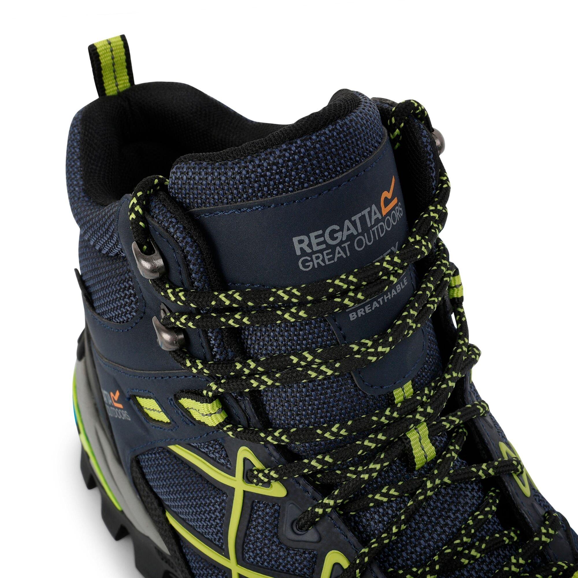 Navy/Lime Punch - Regatta - Mens Samaris III Waterproof Walking Boots - 9