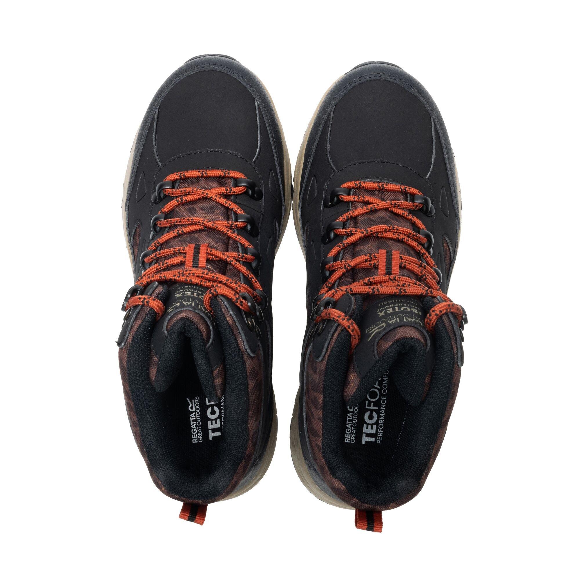 Black / Leopard - Regatta - Womens Vendora Waterproof Boots - 11