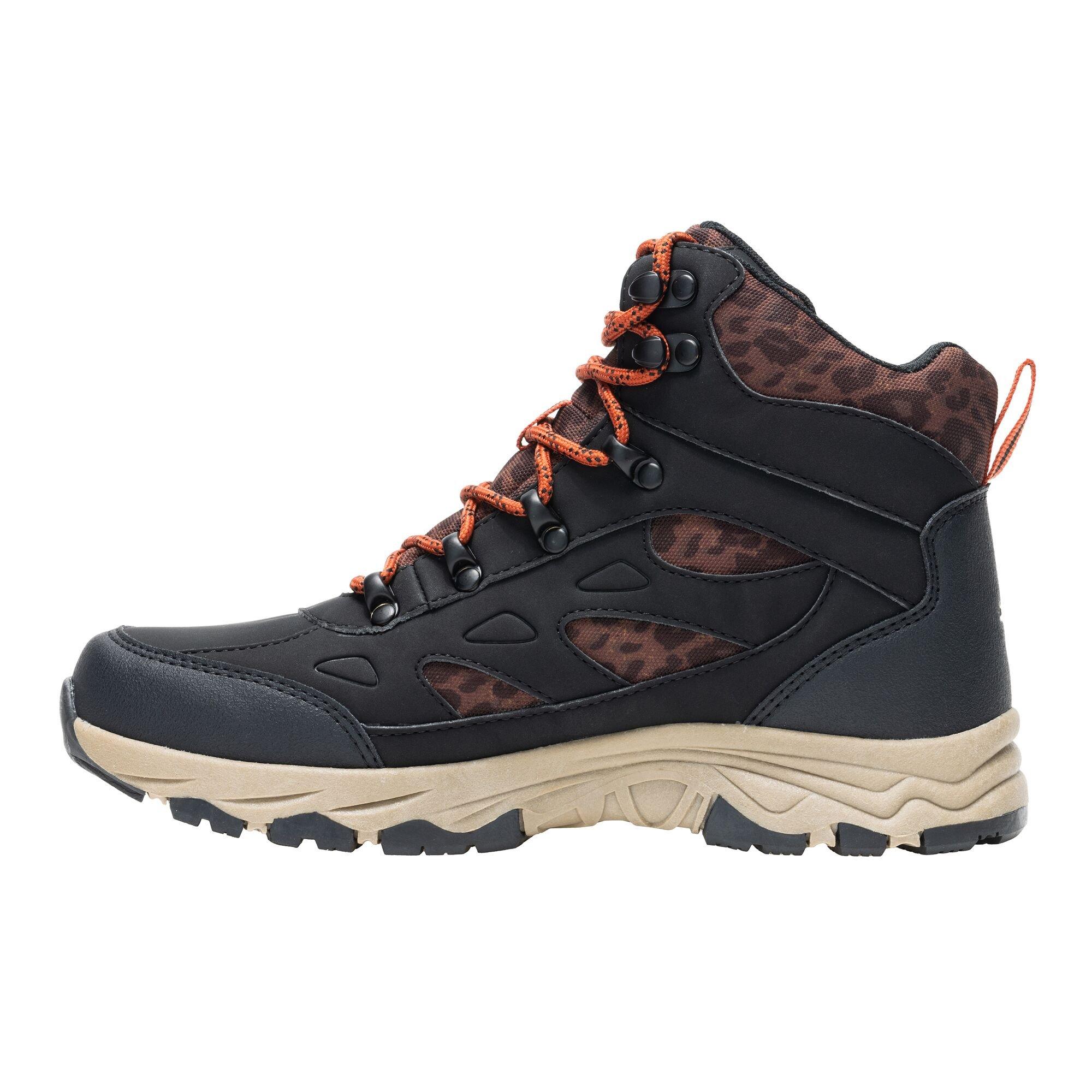 Black / Leopard - Regatta - Womens Vendora Waterproof Boots - 13