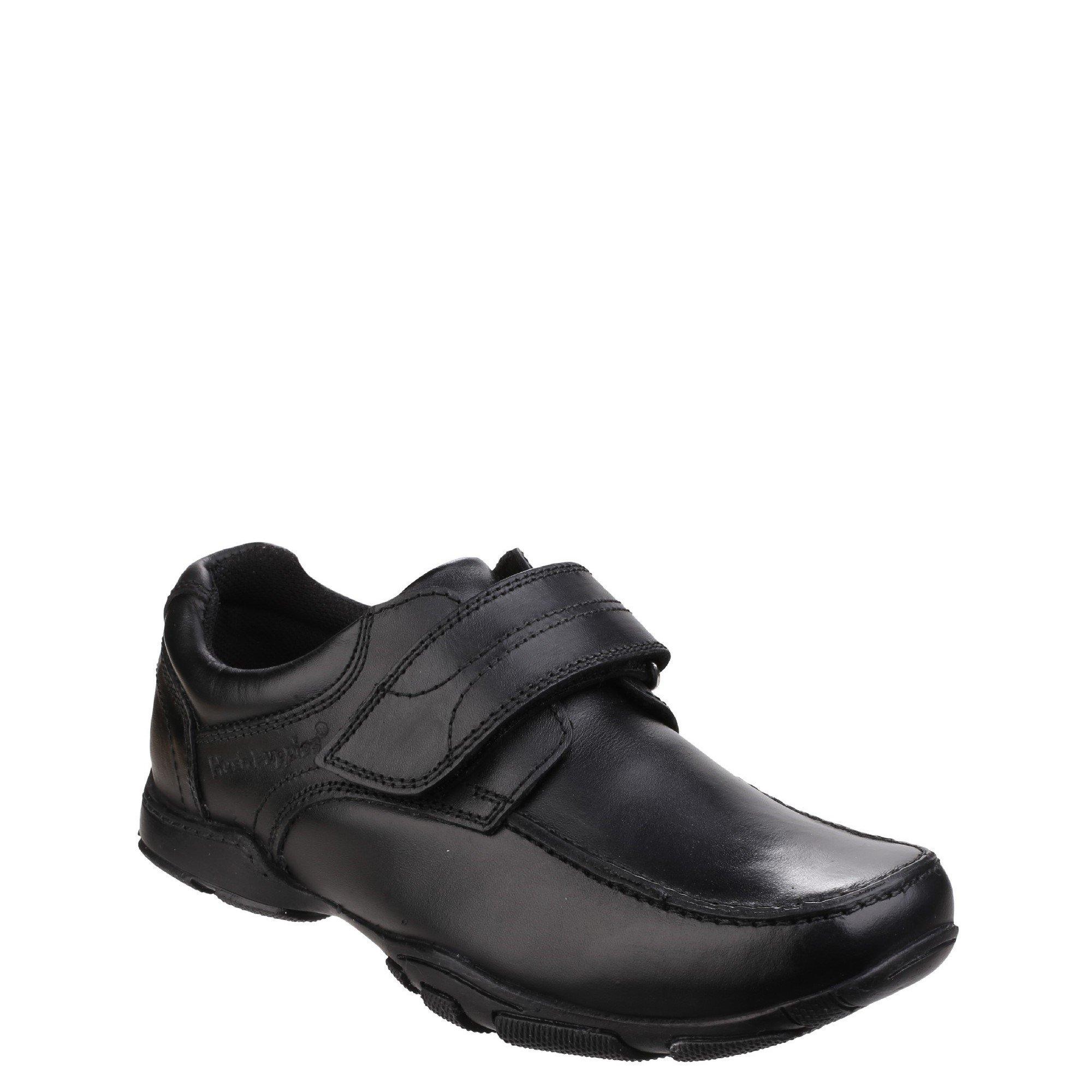 Black - Hush Puppies - Freddy 2 Junior School Shoe - 2