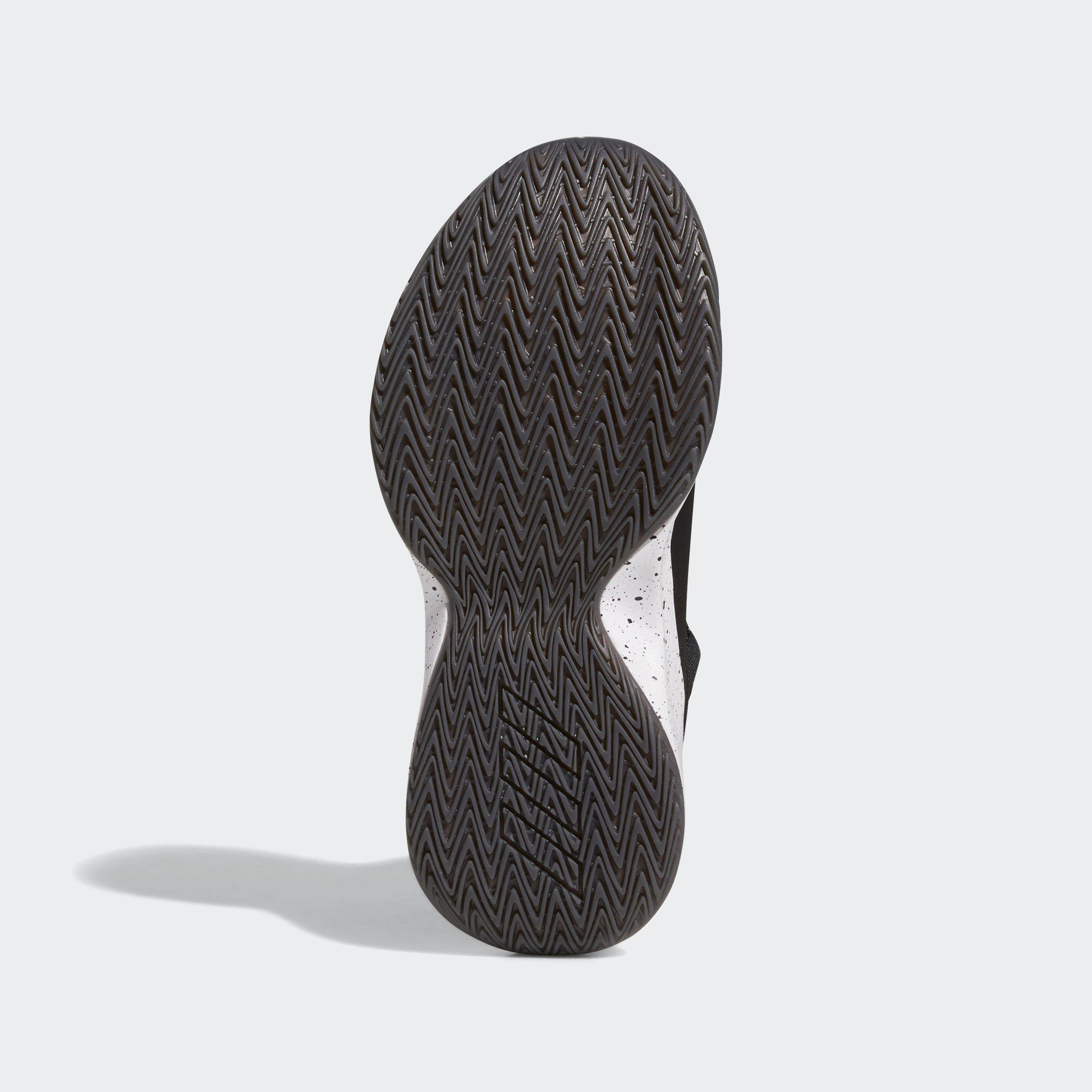 Core Black / Go - adidas - Kids' Cross Em Up Wide Basketball Trainers - 4