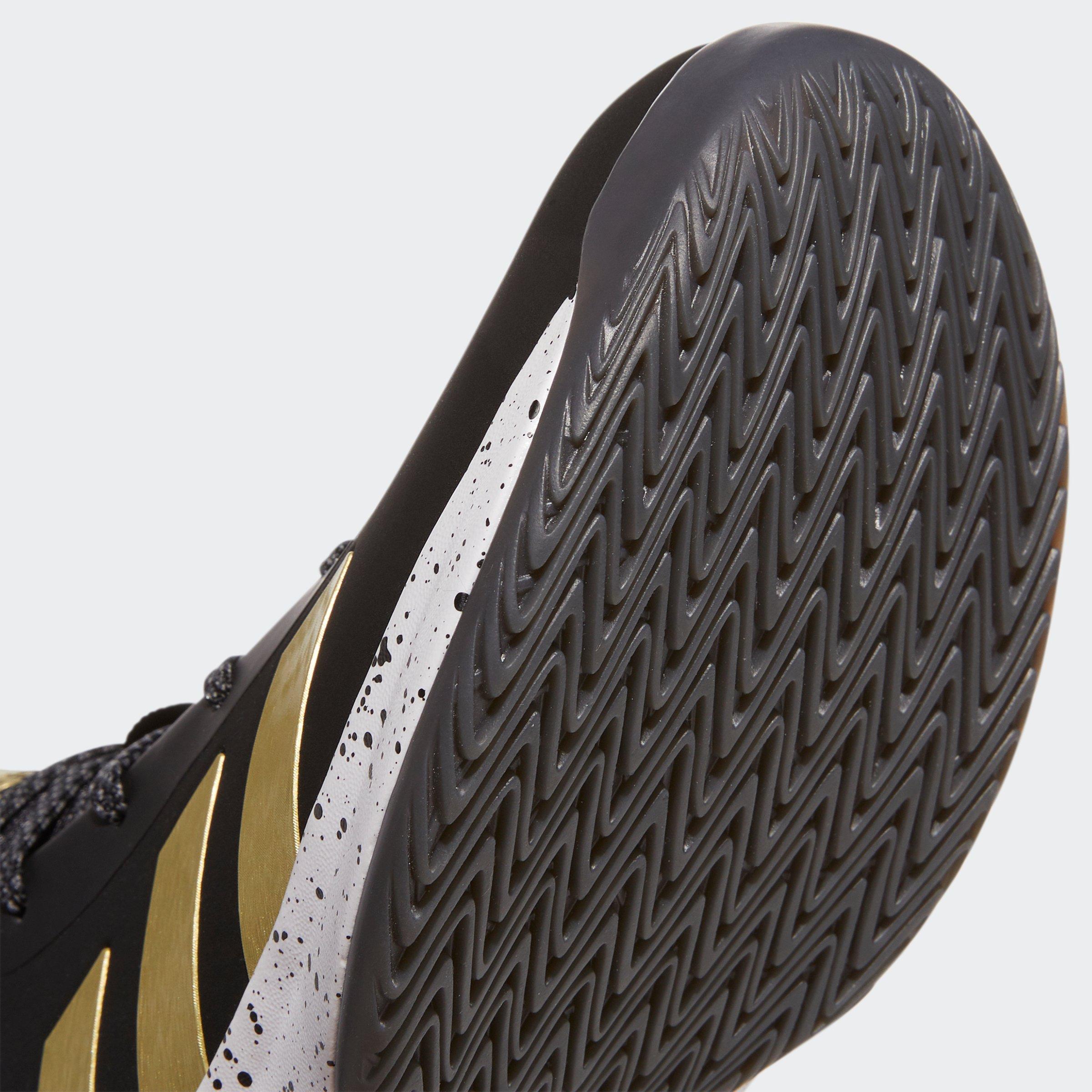 Core Black / Go - adidas - Kids' Cross Em Up Wide Basketball Trainers - 7