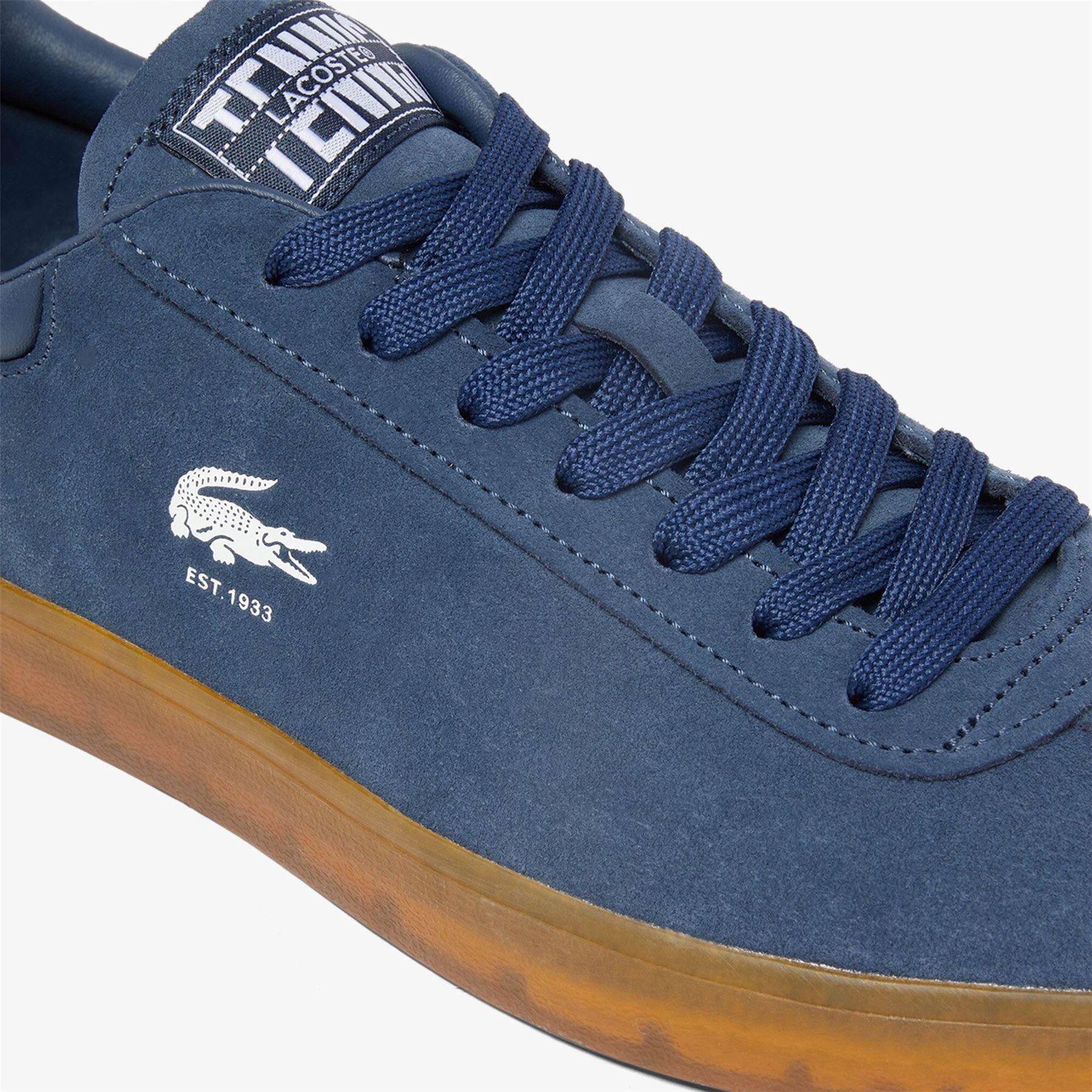 Navy - Lacoste - Baseshot Trainers - 6