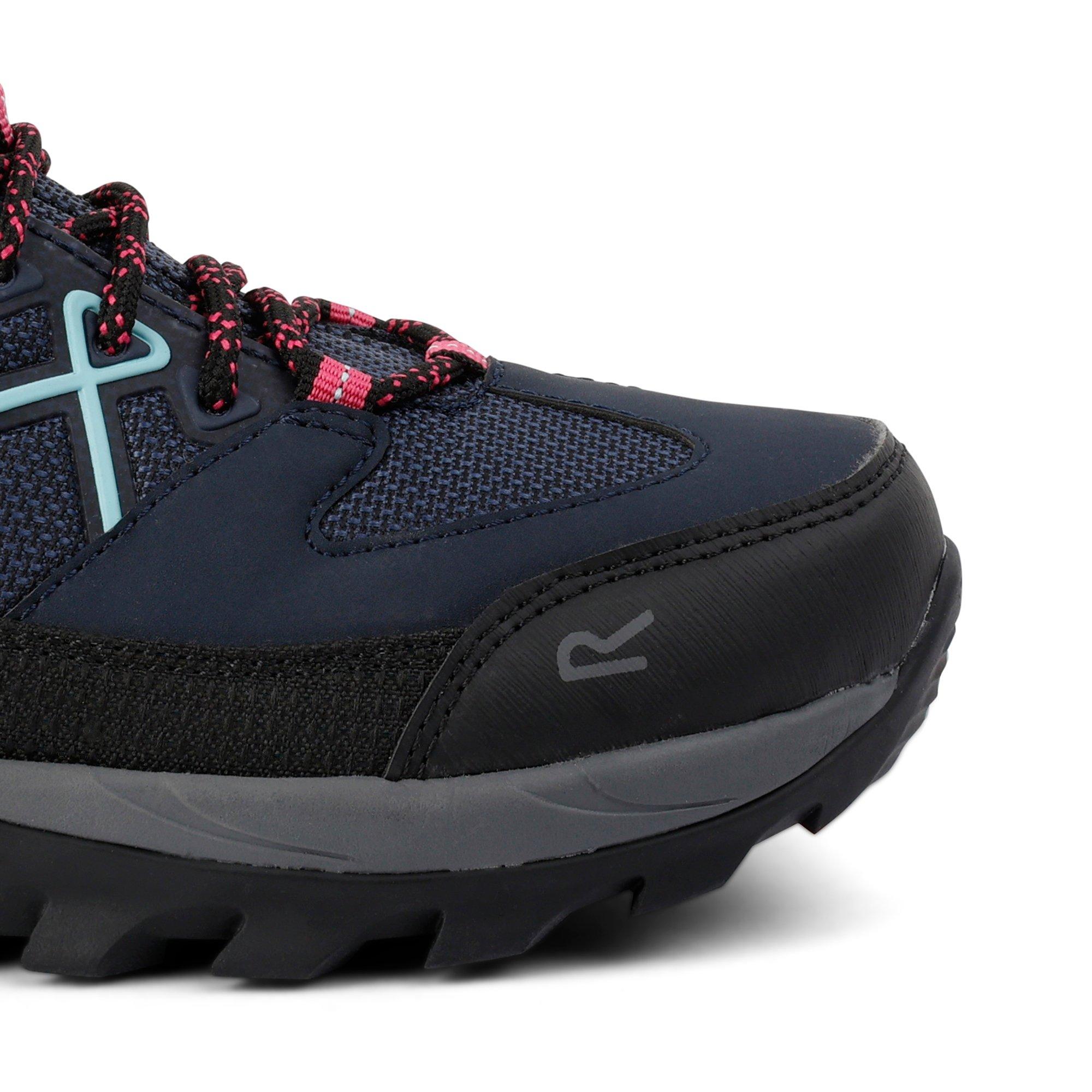 Navy/Pink/Aqua - Regatta - Womens Samaris III Waterproof Walking Boots - 8