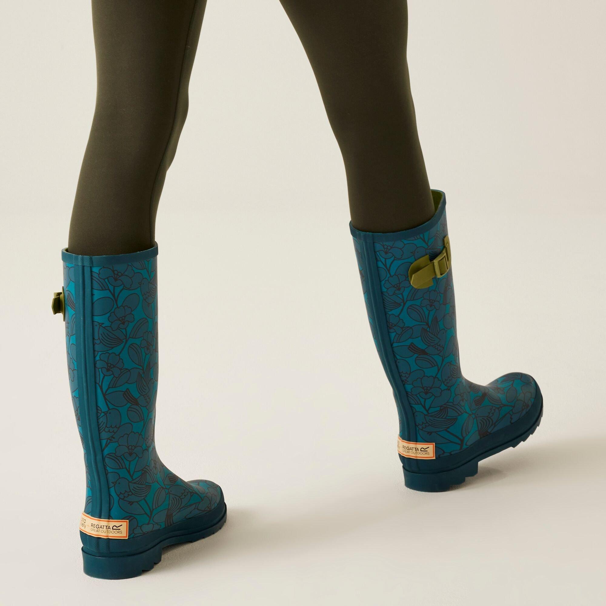 Birdy Blue - Regatta - Orla Kiely Hi II Wellington - 2