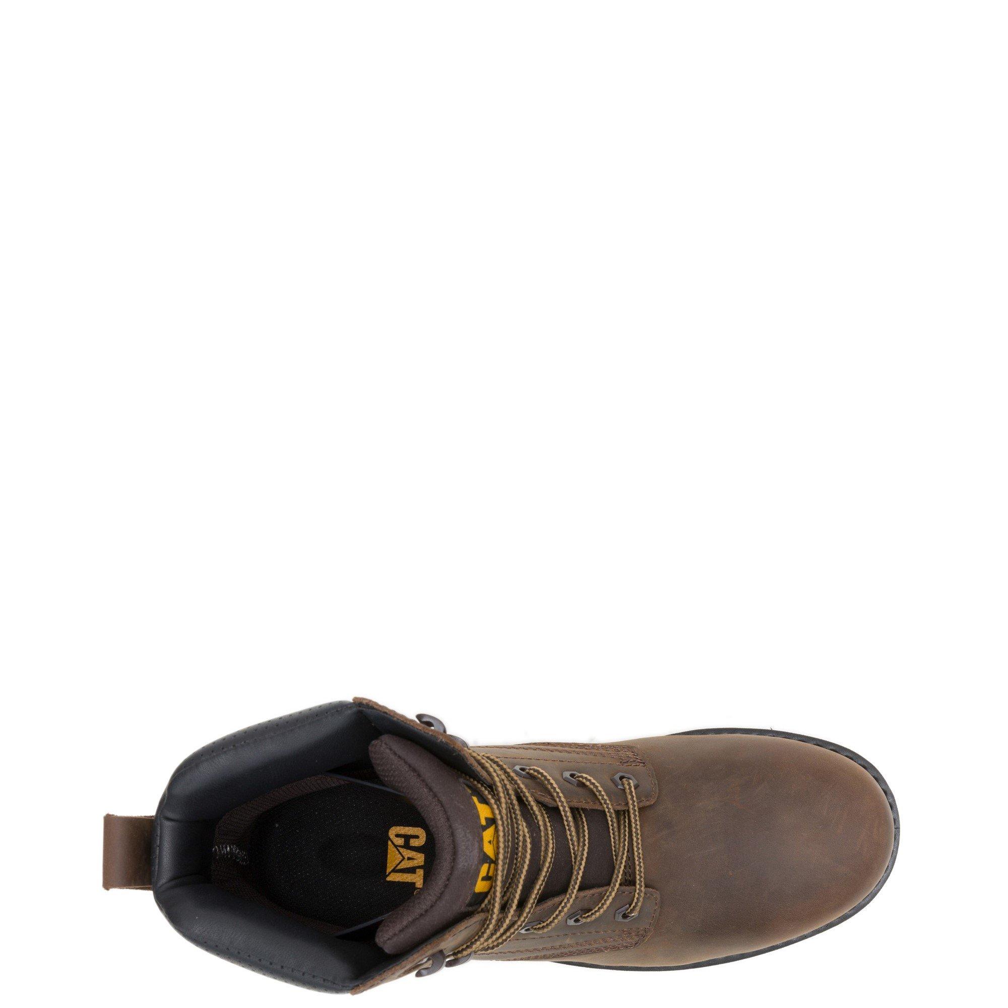 Brown - Caterpillar - Silva Lace up Occupational Work Boot - 4