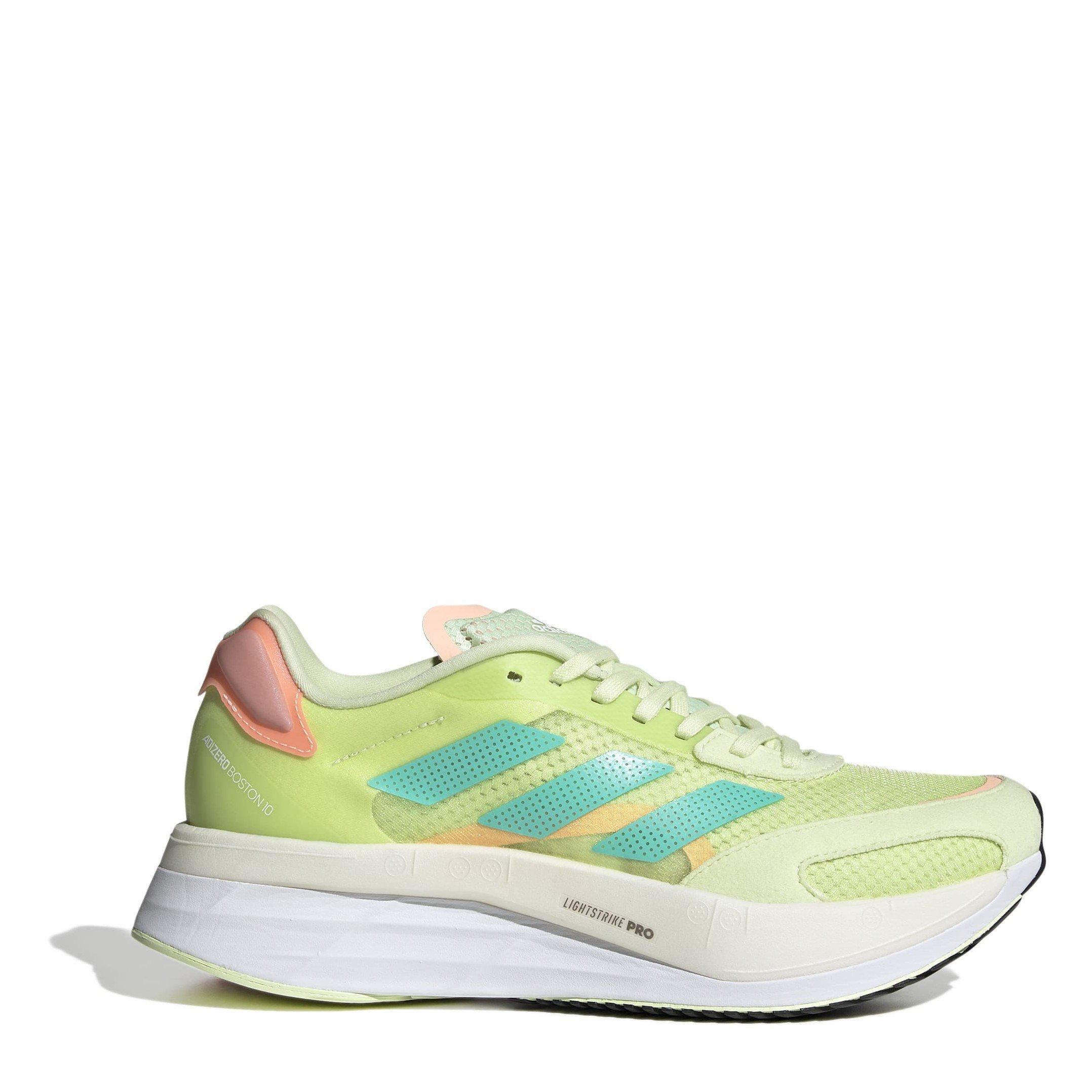 Lime - adidas - Adizero Boston 10 Running Shoes - 1