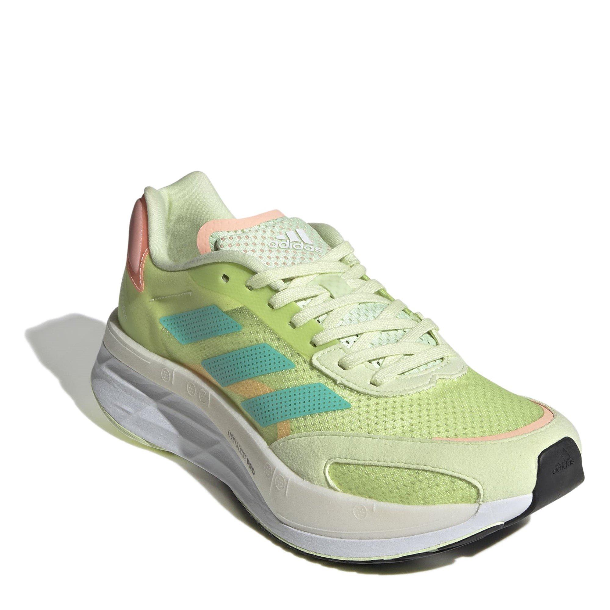 Lime - adidas - Adizero Boston 10 Running Shoes - 3