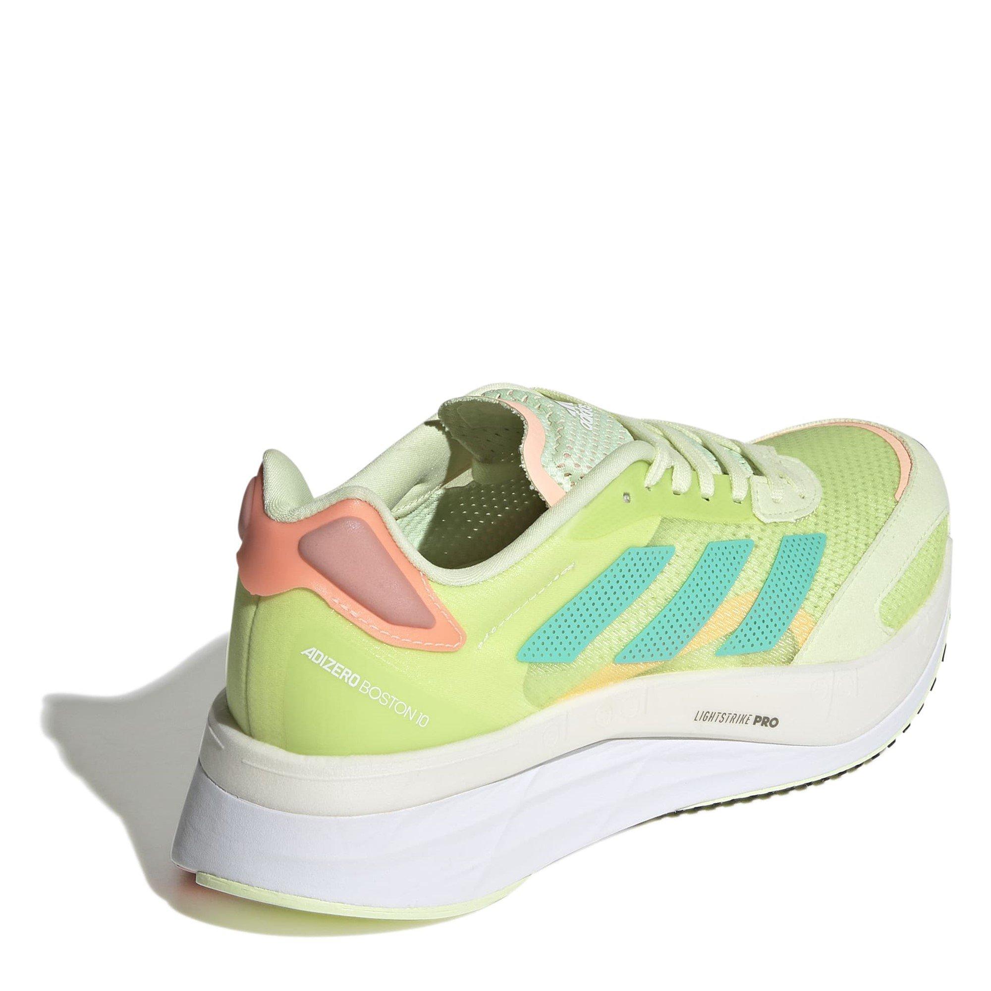 Lime - adidas - Adizero Boston 10 Running Shoes - 4