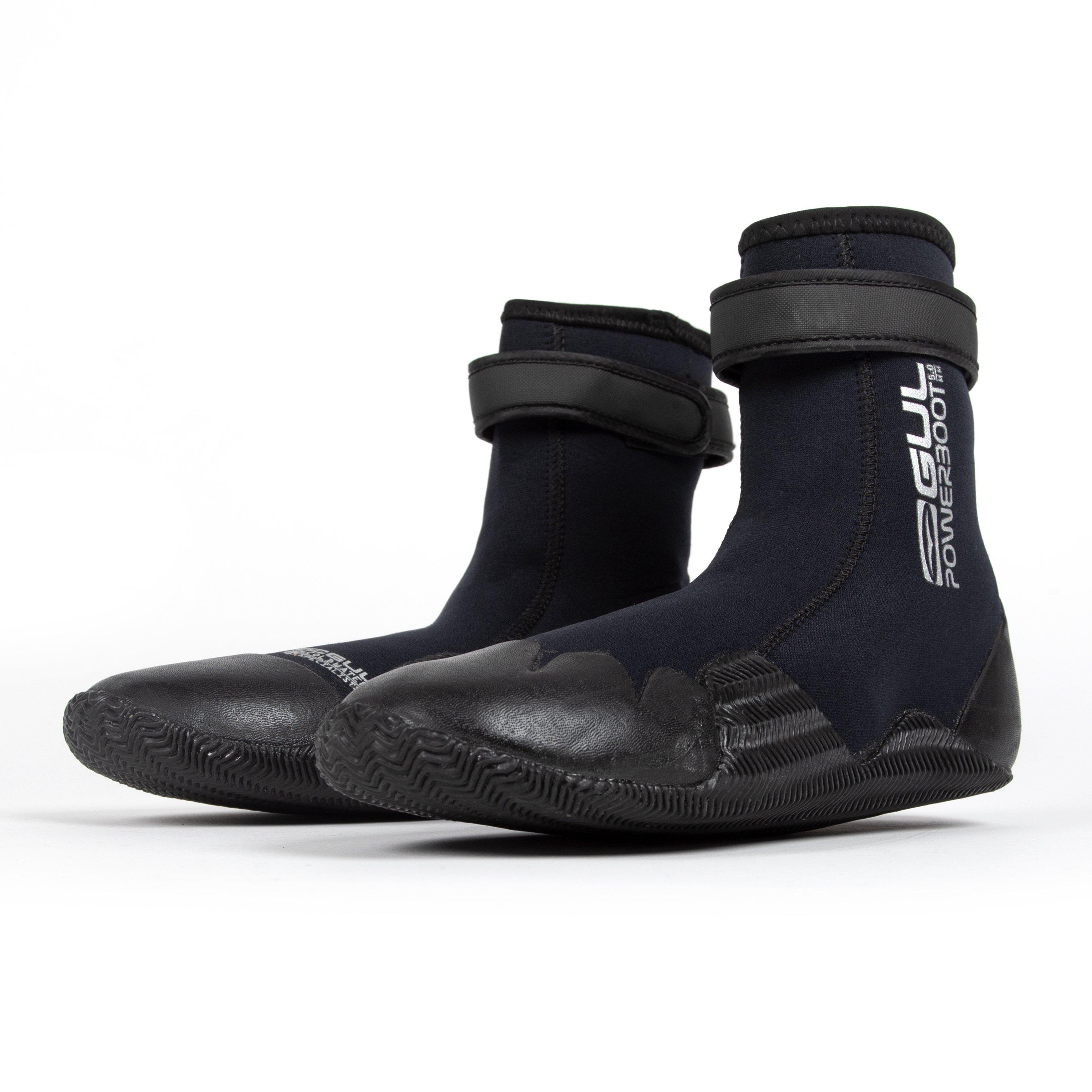 Black - Gul - 5MM POWERBOOT BLINDSTITCHED WETSUIT BOOT - 4