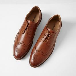Threadbare Faux Leather Brogues