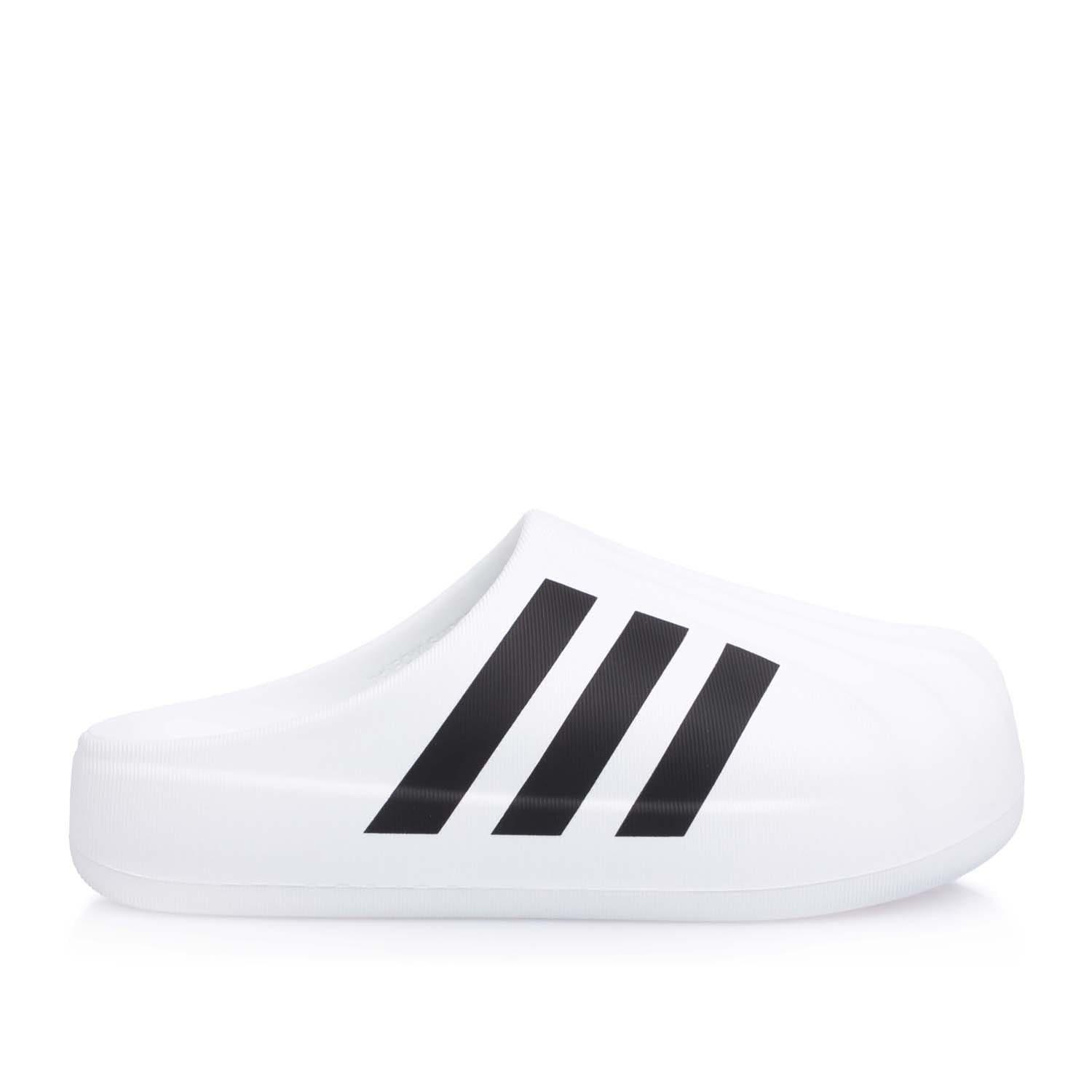 White Black - adidas Originals - adiFOM Superstar Mule Shoes - 3