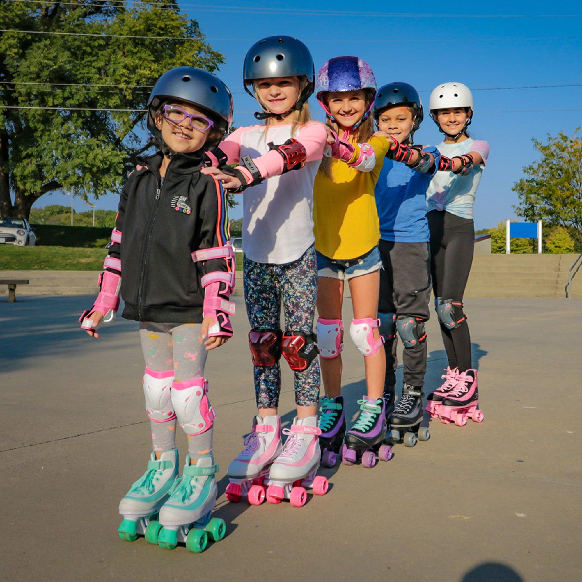 Midnight Prism - Roller Derby - FIRESTAR V2 CHILDRENS QUAD ROLLER SKATES - PRISM - 14