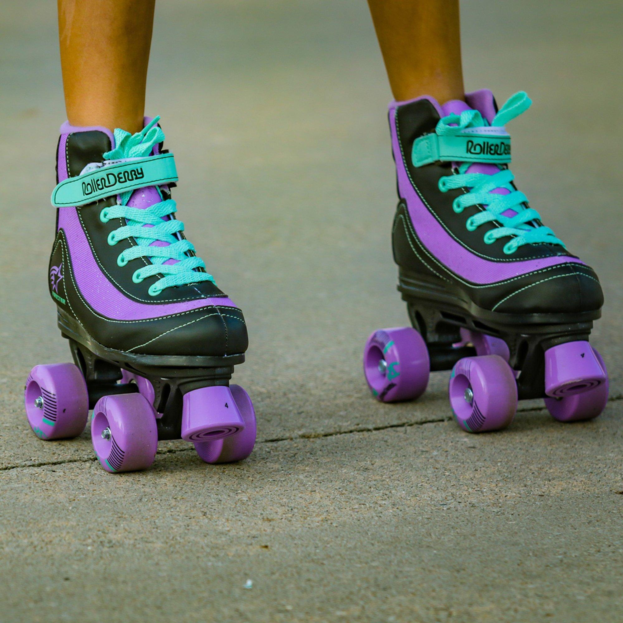 Midnight Prism - Roller Derby - FIRESTAR V2 CHILDRENS QUAD ROLLER SKATES - PRISM - 8
