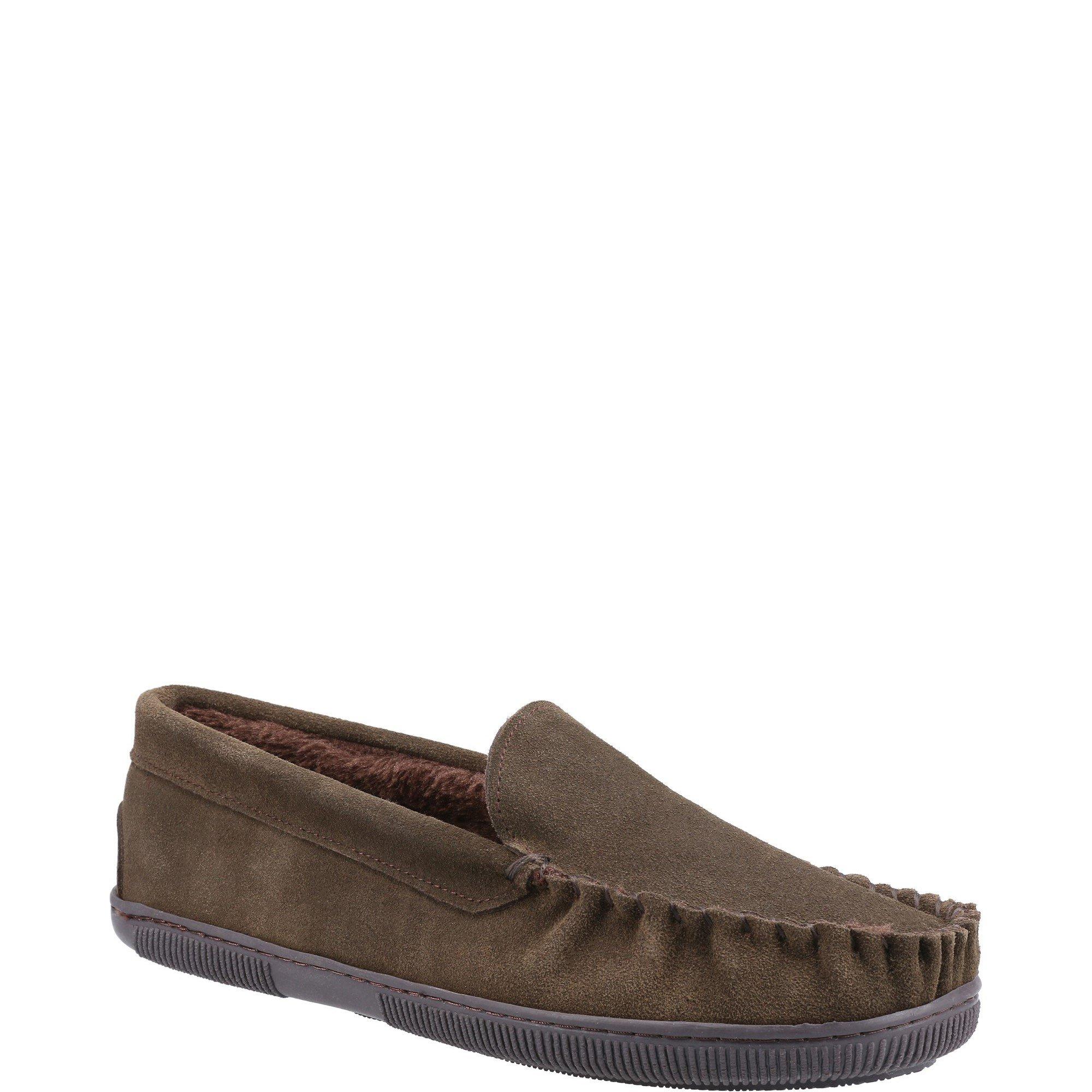Brown - Cotswold - Tresham Moccasin Slipper - 2