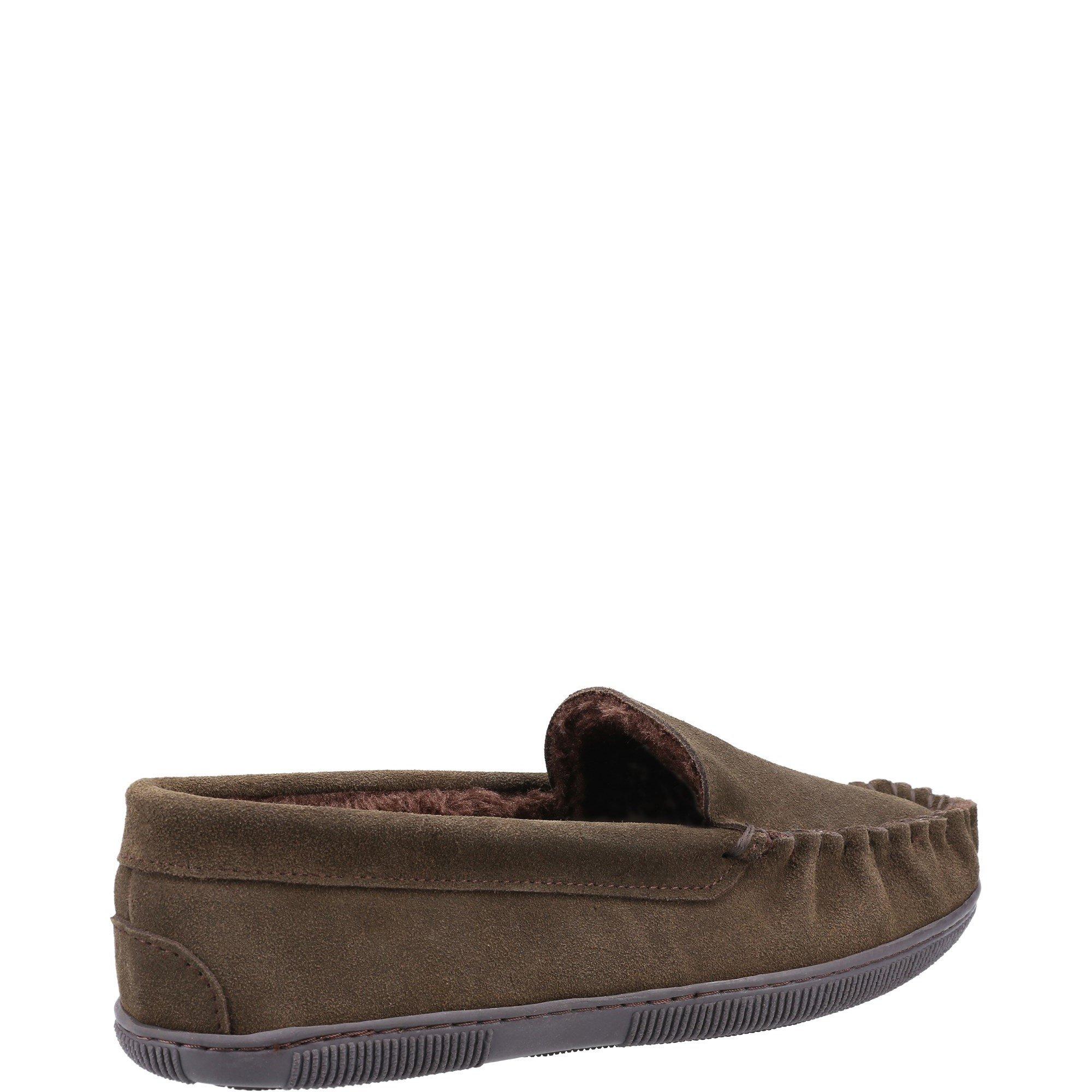Brown - Cotswold - Tresham Moccasin Slipper - 3