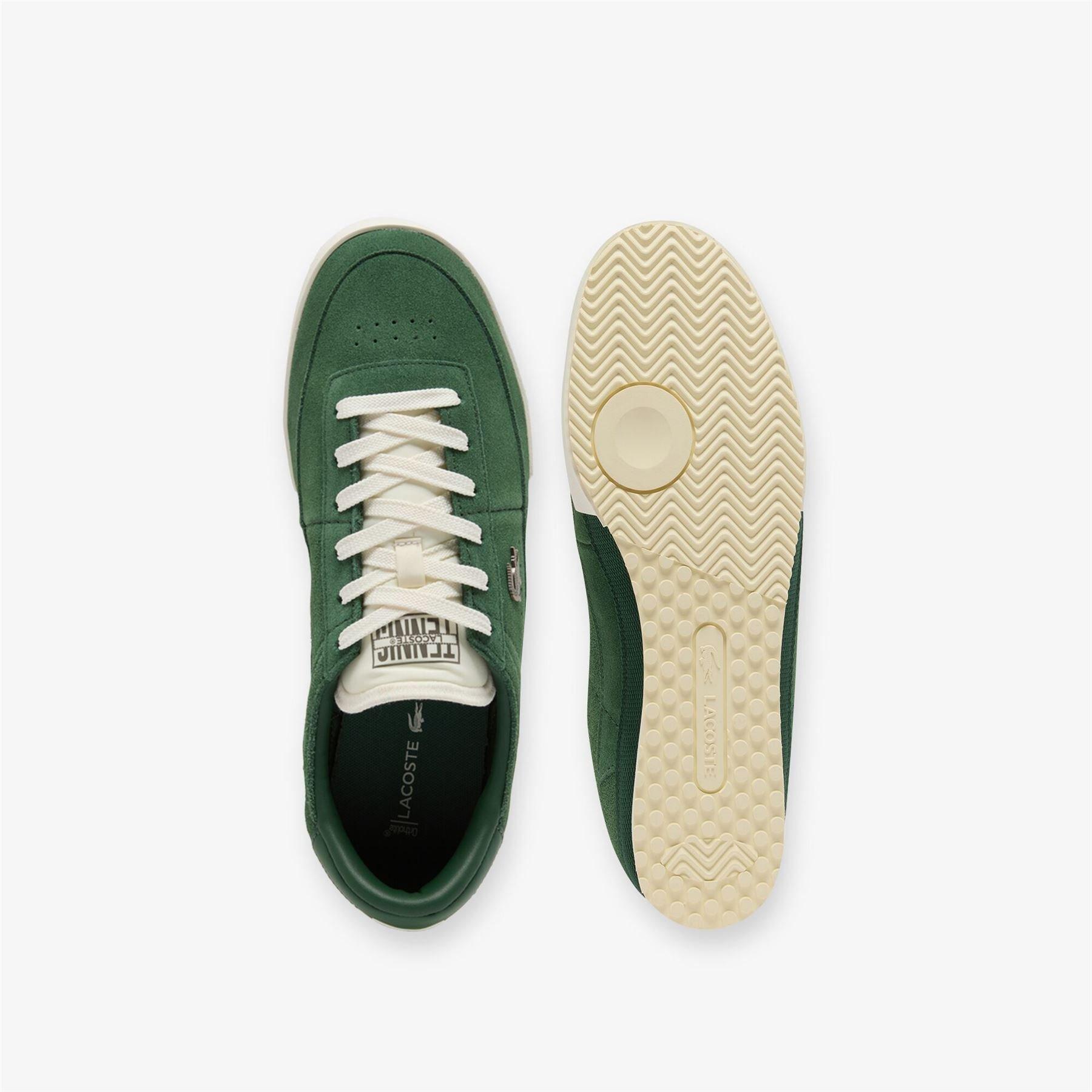 Green White - Lacoste - Aura Trainers - 4