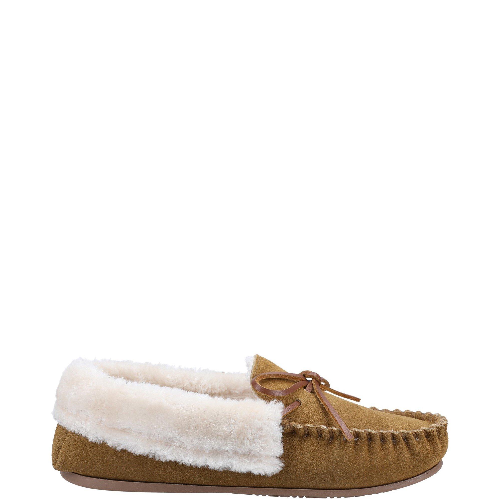 Tan - Cotswold - Sopworth Moccasin Slipper - 1