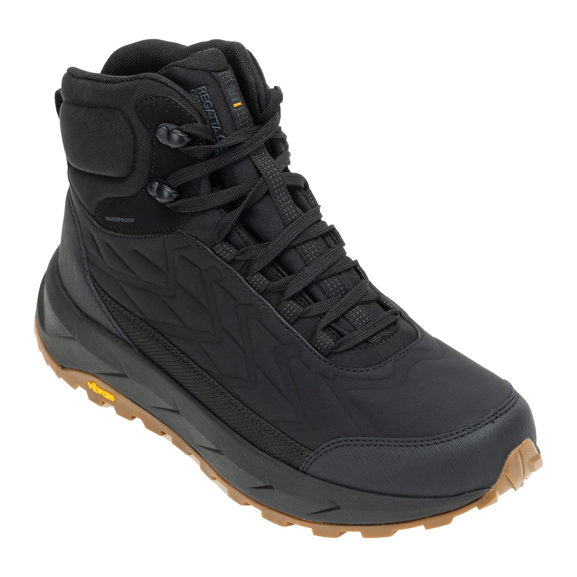Black Gum - Regatta - Mens Onyx Mid Waterproof Boots - 4
