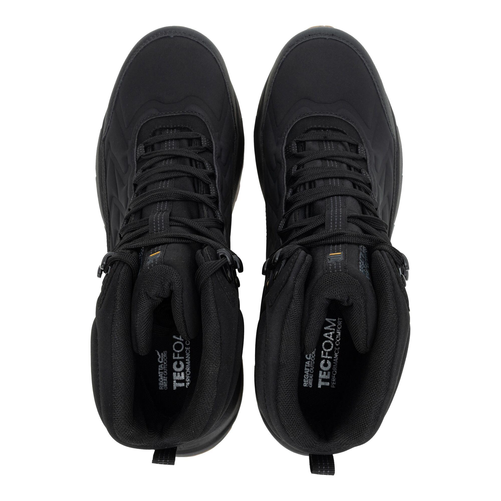 Black Gum - Regatta - Mens Onyx Mid Waterproof Boots - 7
