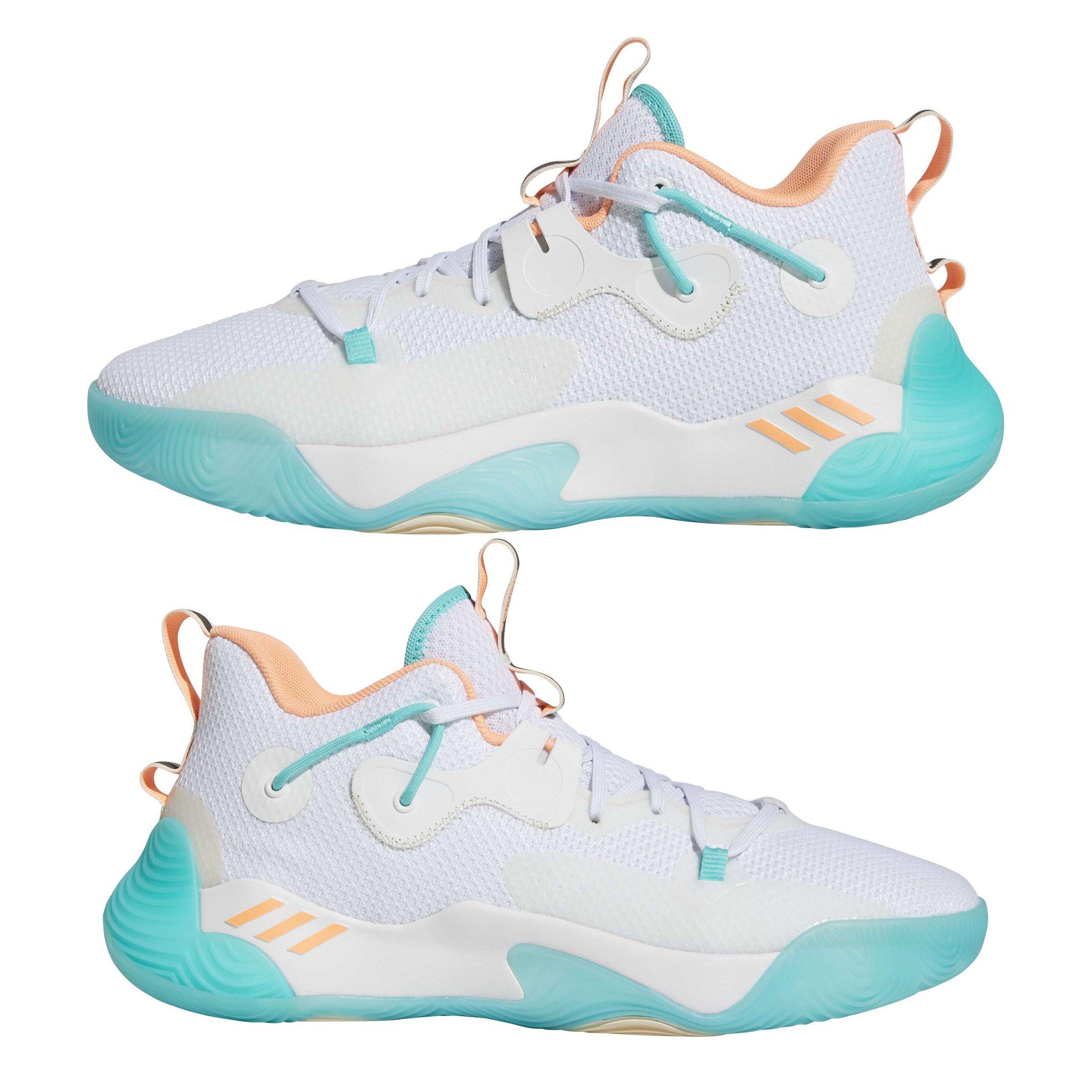 Weiß - adidas - Harden Stepback 3 Basketball Shoes - 9