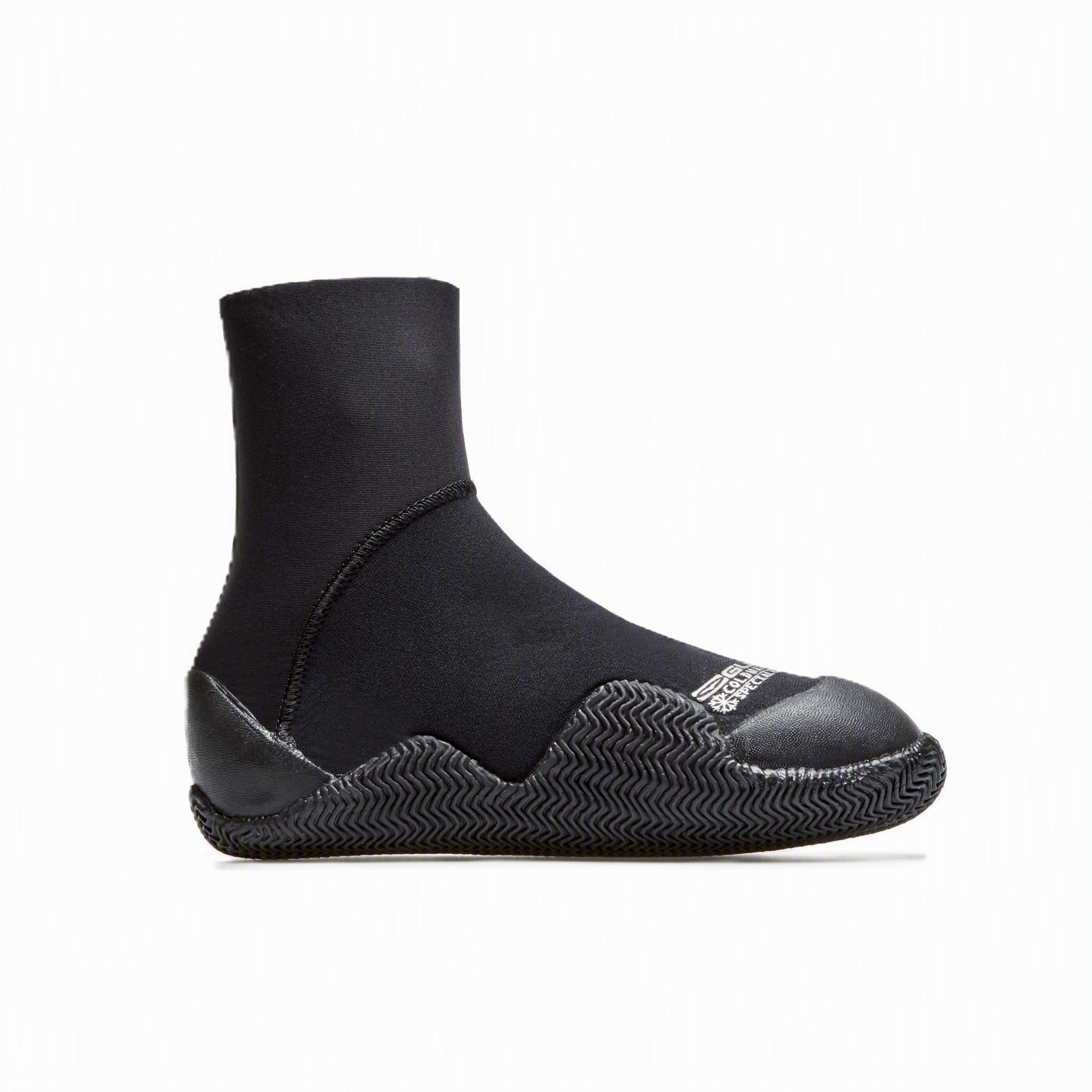 Black - Gul - JUNIOR 5MM  POWERBOOT BLINDSTITCHED WETSUIT BOOT - 2