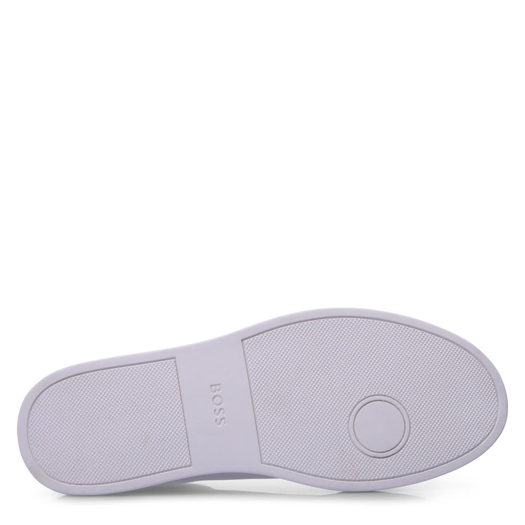 Natural - Boss - Kieran Leather Trainers - 3