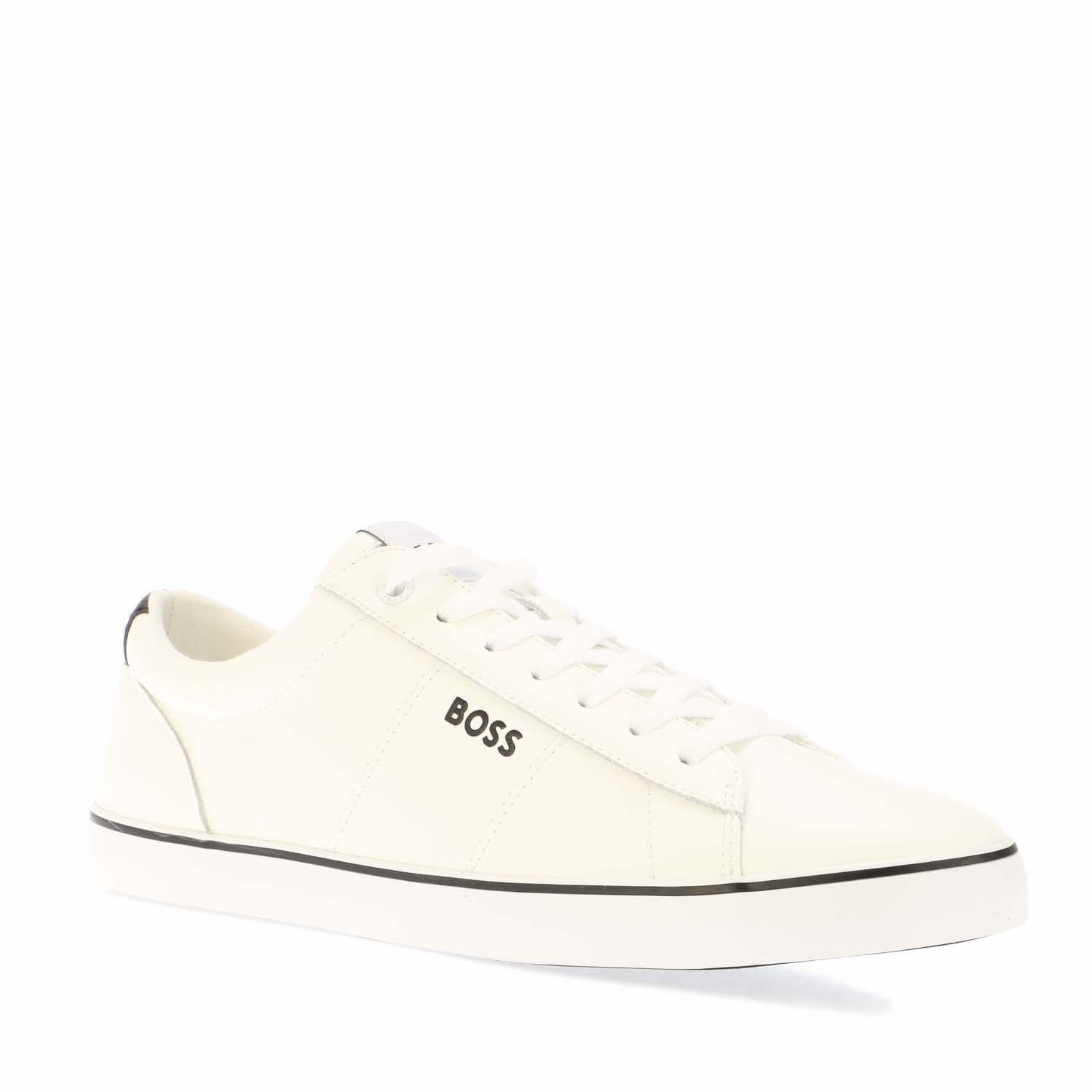 White - Boss - Jodie Tennis Trainers - 2