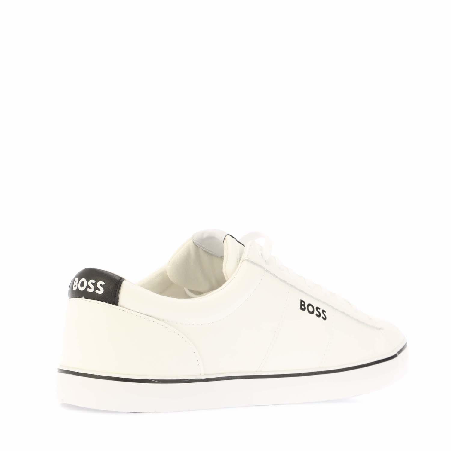 White - Boss - Jodie Tennis Trainers - 3