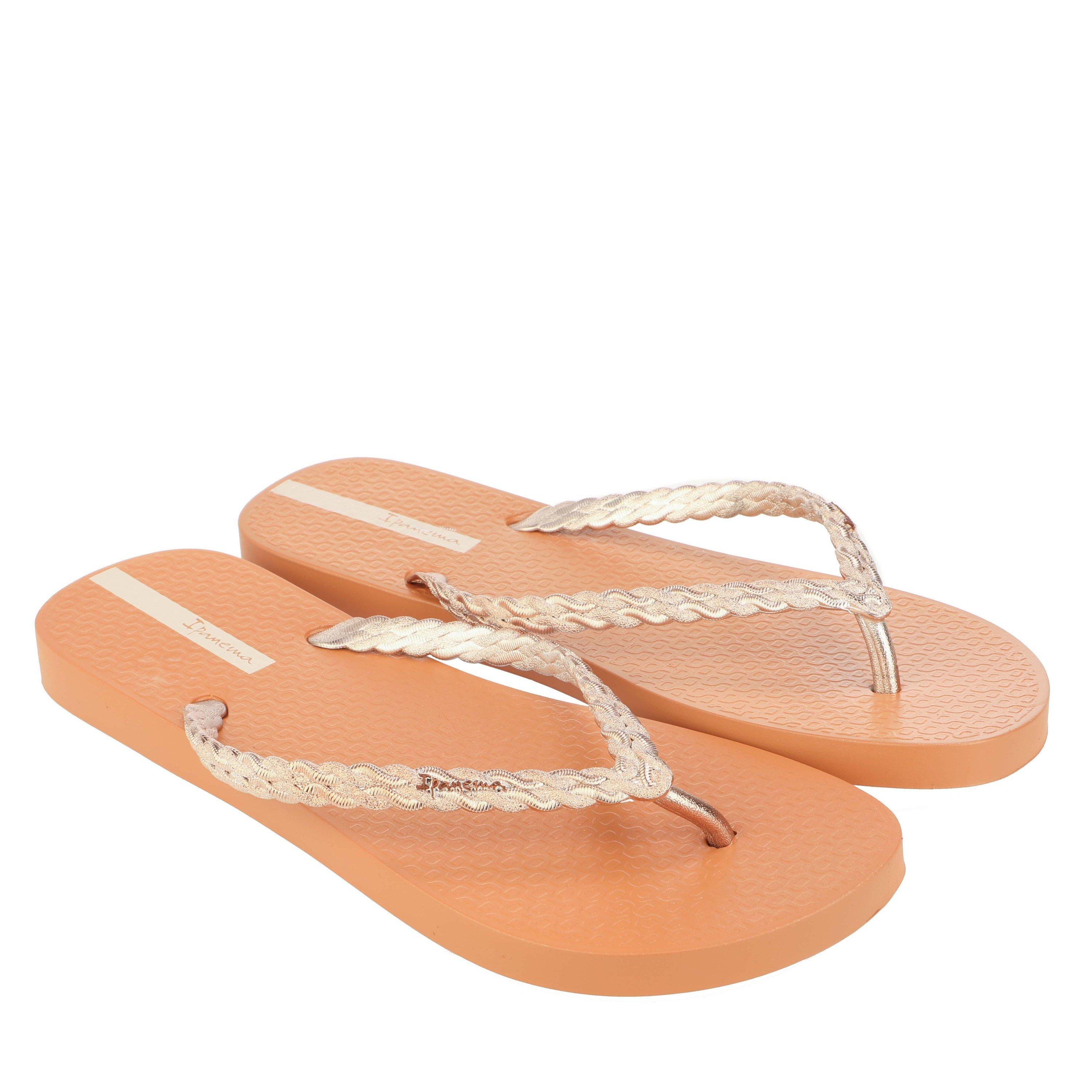 Tan - Ipanema - Exuberance Chrome Flip Flops - 1
