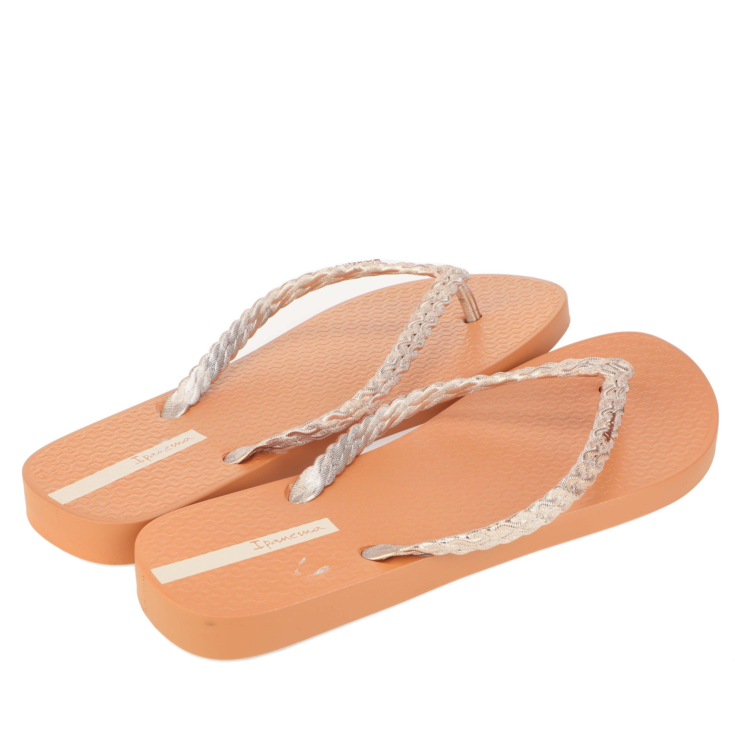 Tan - Ipanema - Exuberance Chrome Flip Flops - 3