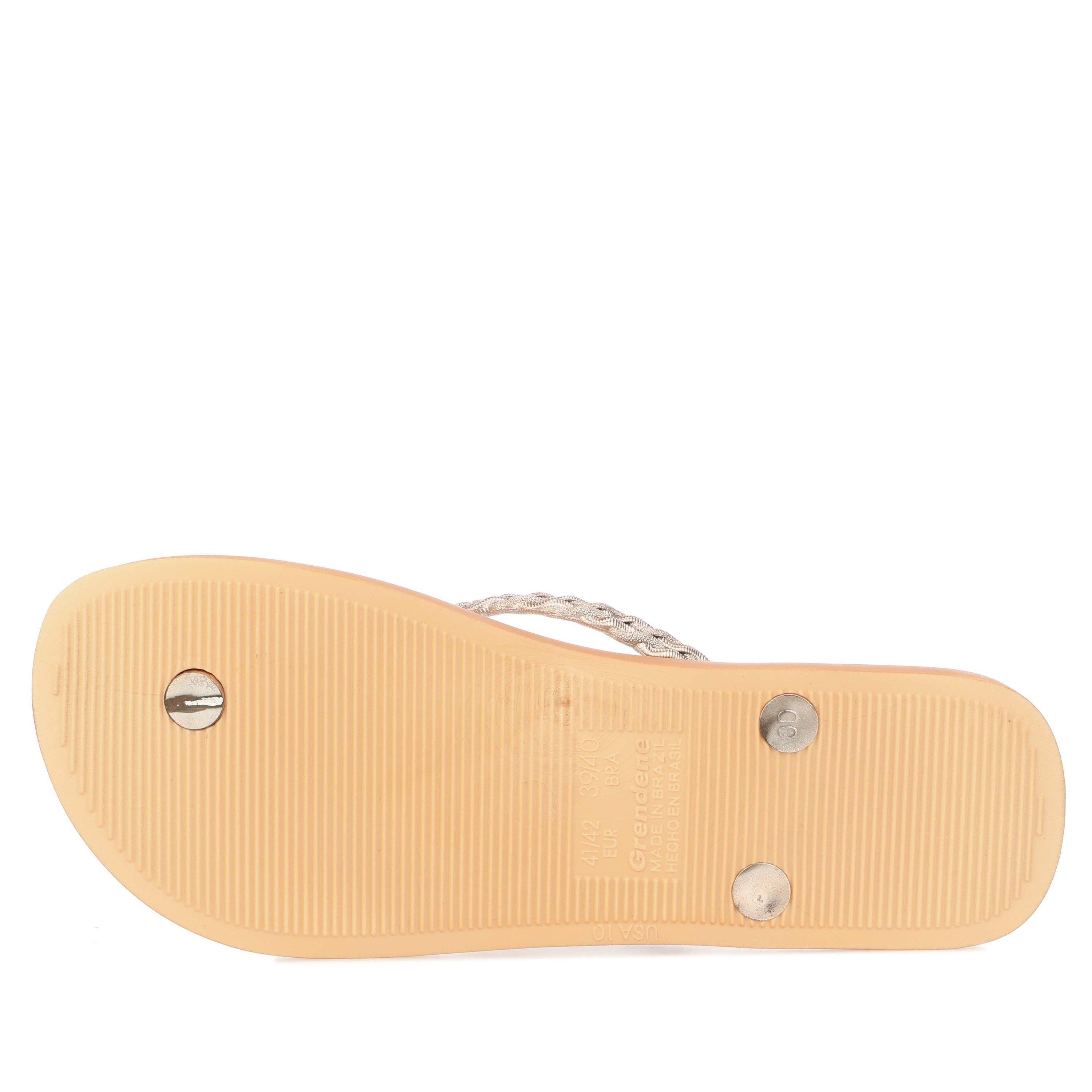 Tan - Ipanema - Exuberance Chrome Flip Flops - 9