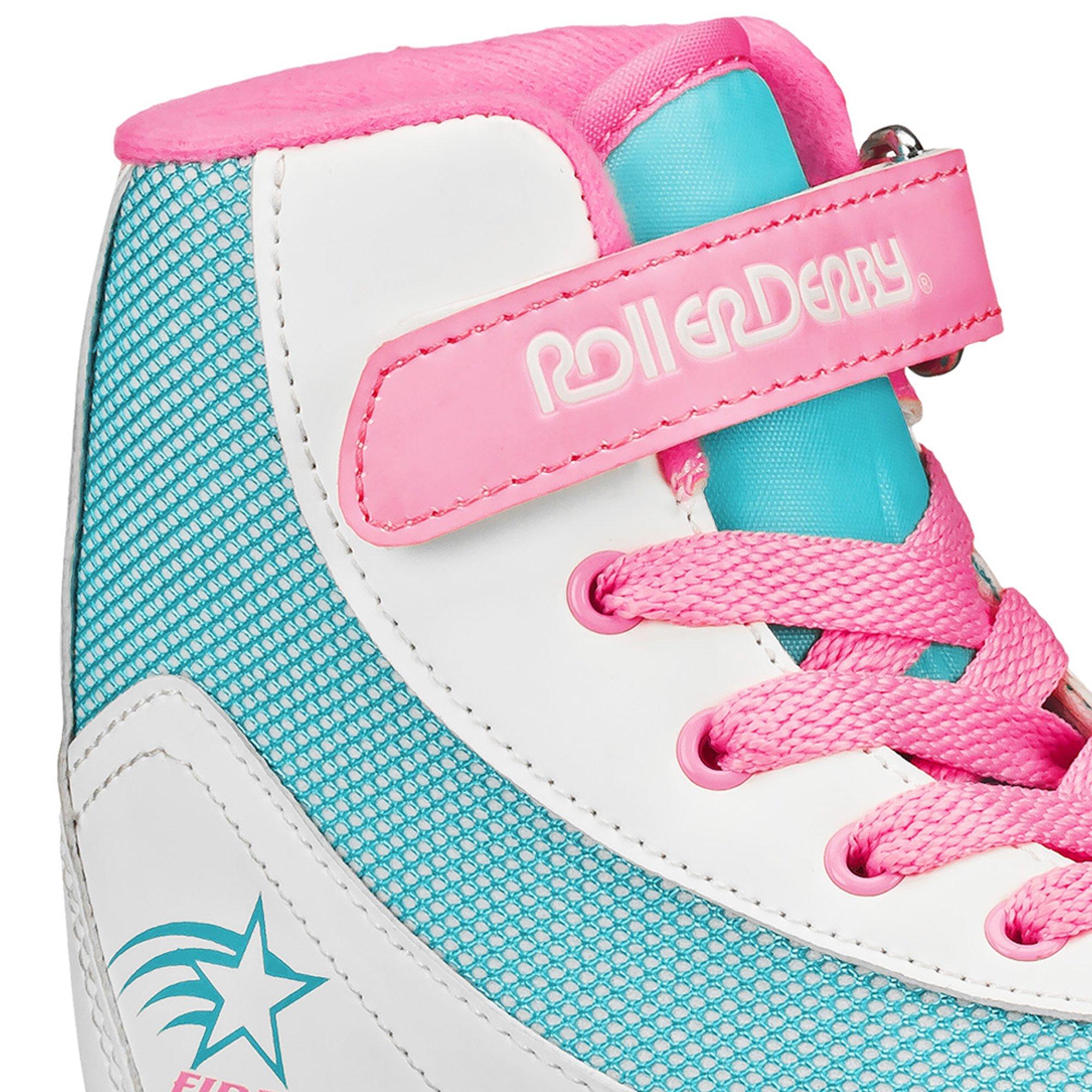 Bubblegum - Roller Derby - FIRESTAR V2 CHILDRENS QUAD ROLLER SKATES - BUBBLE - 3