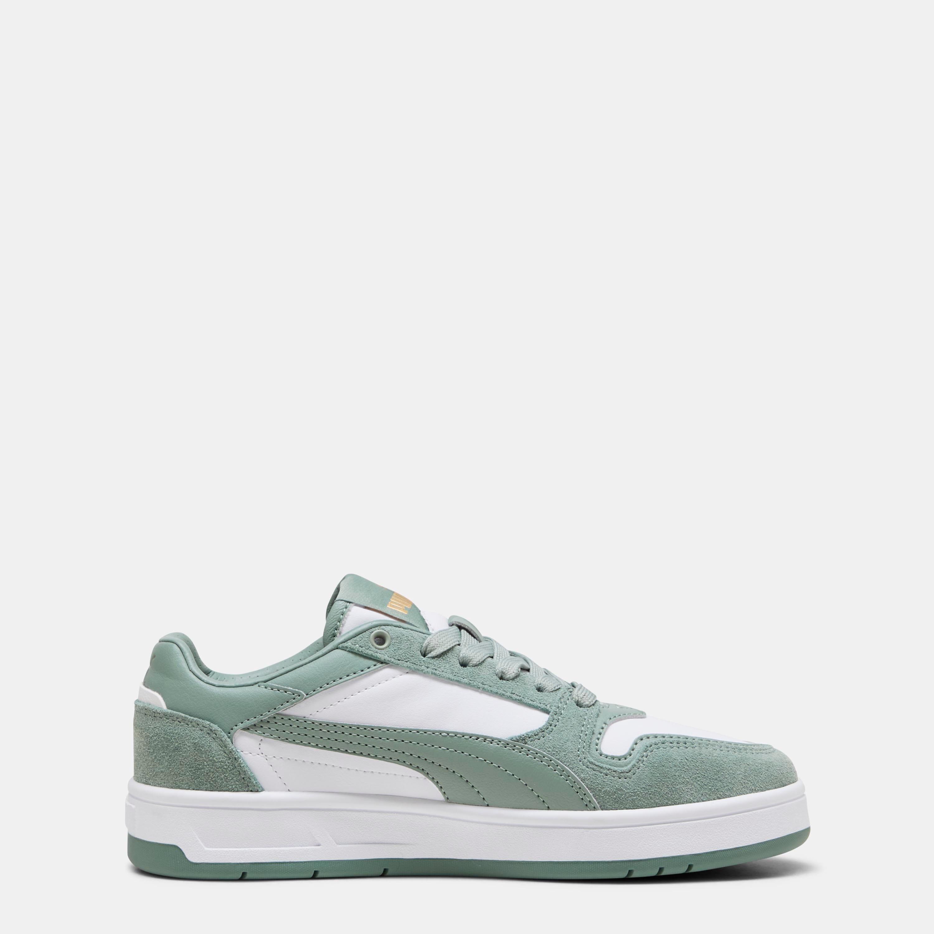 White Green - Puma - Court Classic SD Trainers - 2