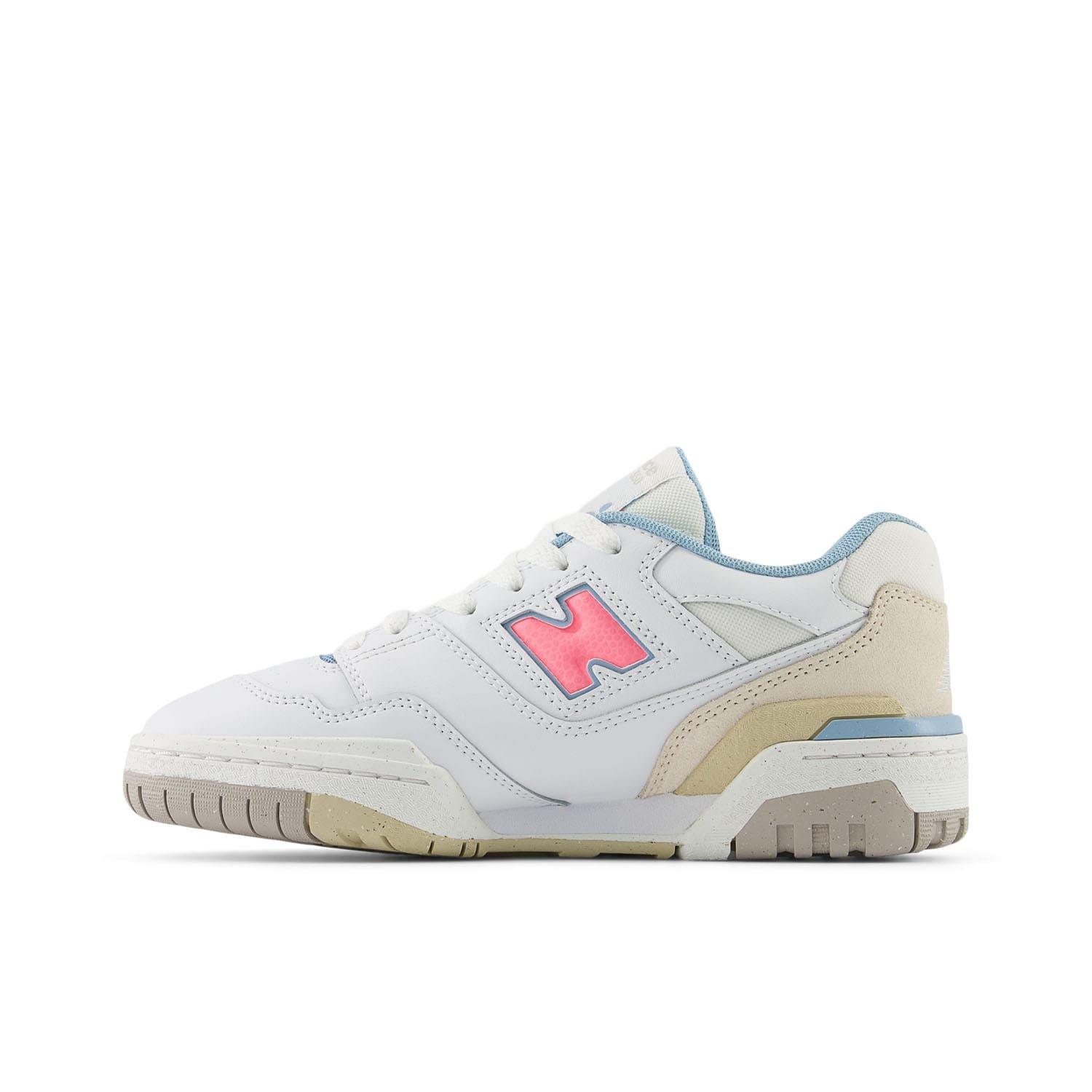 White - New Balance - 550 Trainers - 3