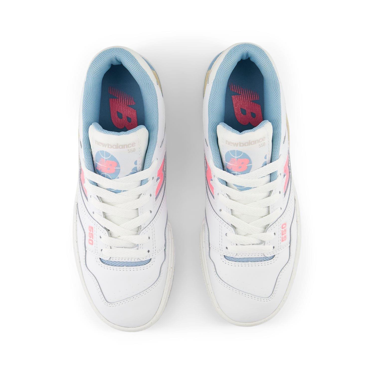 White - New Balance - 550 Trainers - 4