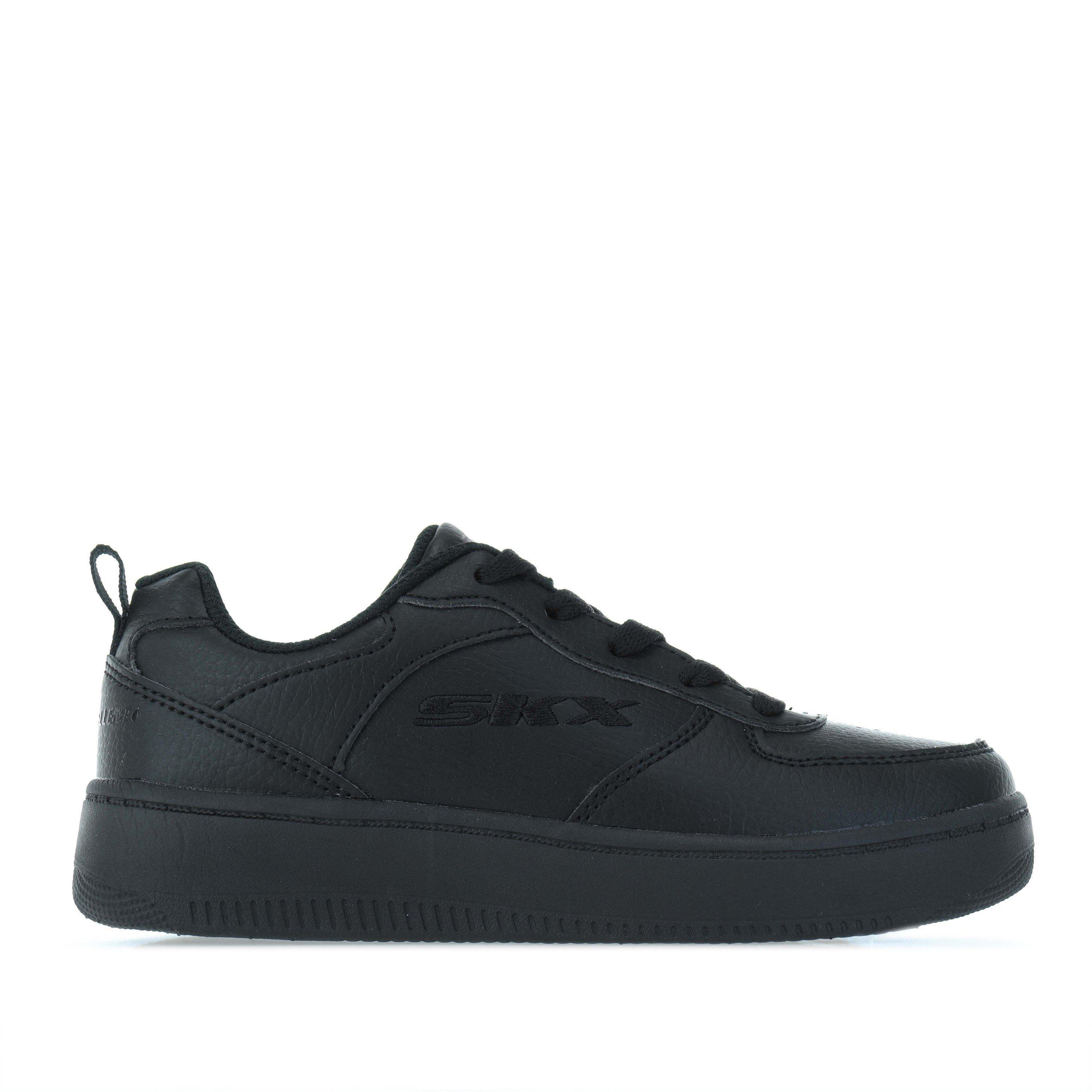 Black - Skechers - Children Sport Court 92 Trainers - 1