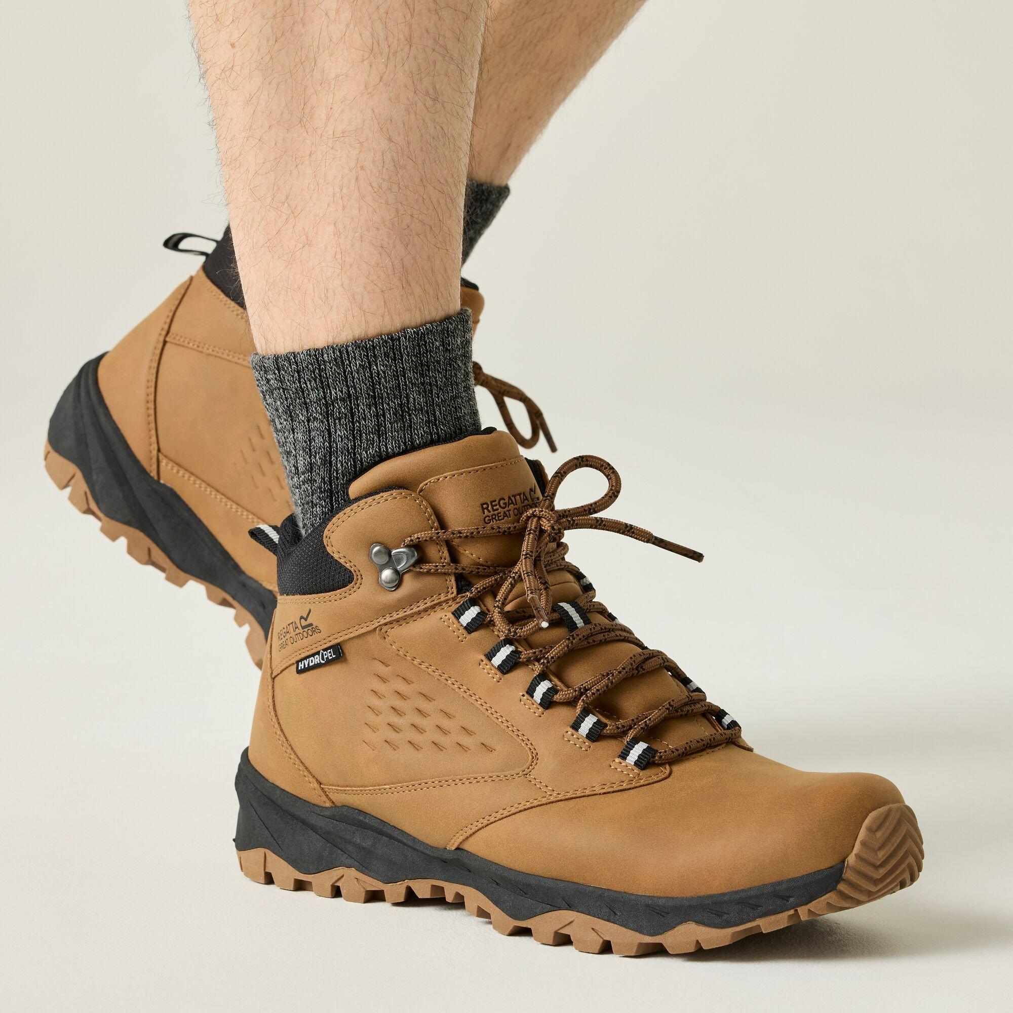 Tan - Regatta - Mens Amble Waterproof Walking Boots - 3