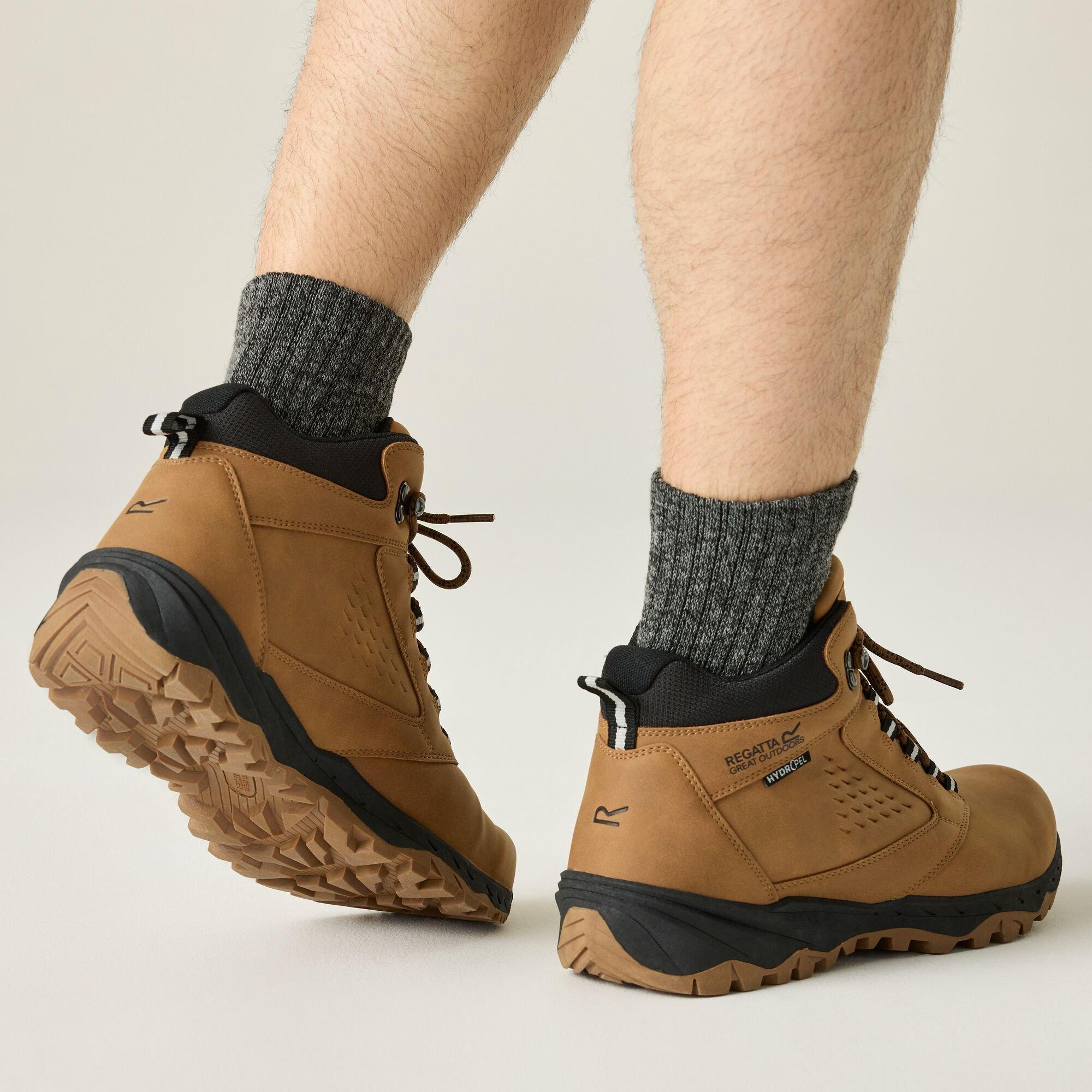 Tan - Regatta - Mens Amble Waterproof Walking Boots - 4