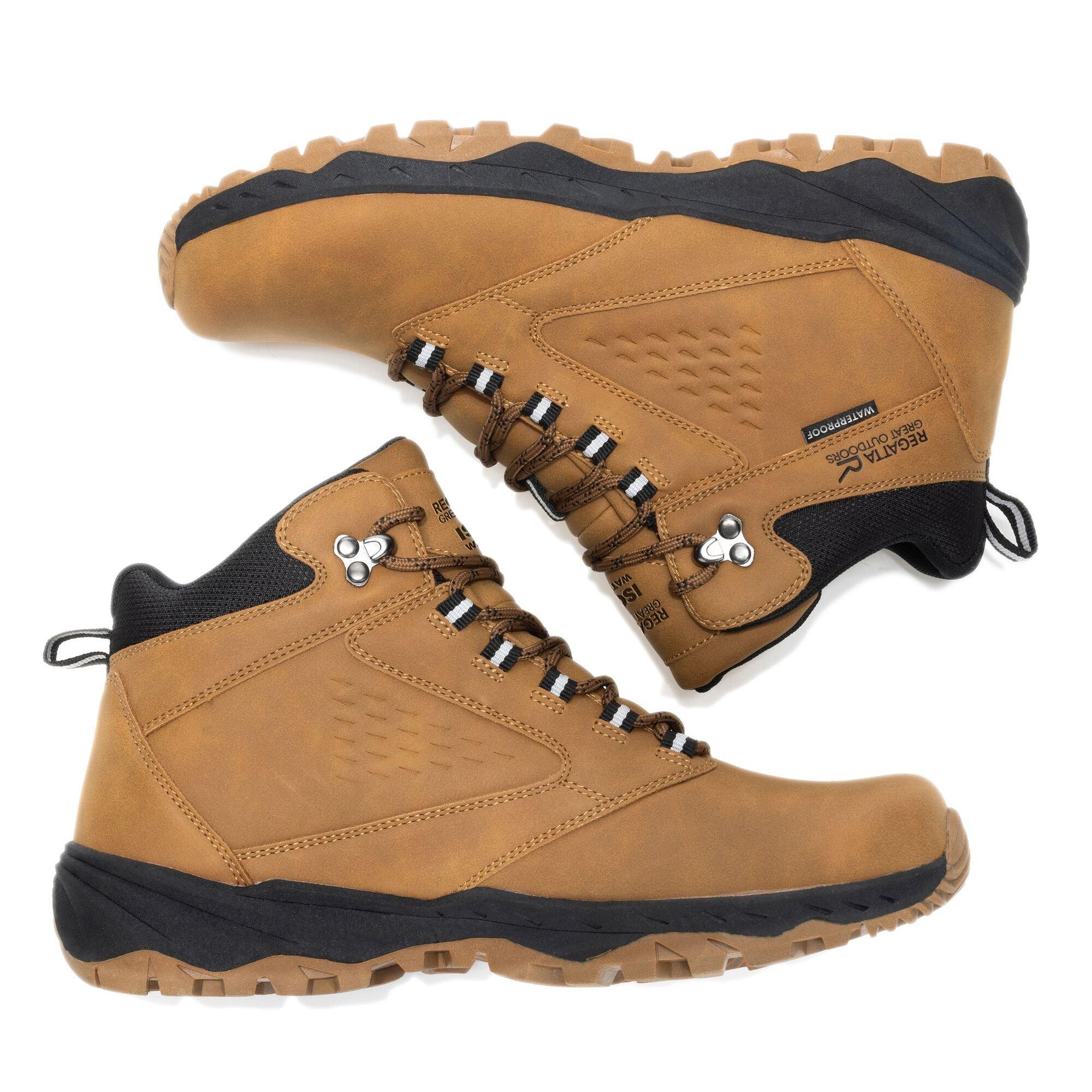 Tan - Regatta - Mens Amble Waterproof Walking Boots - 7