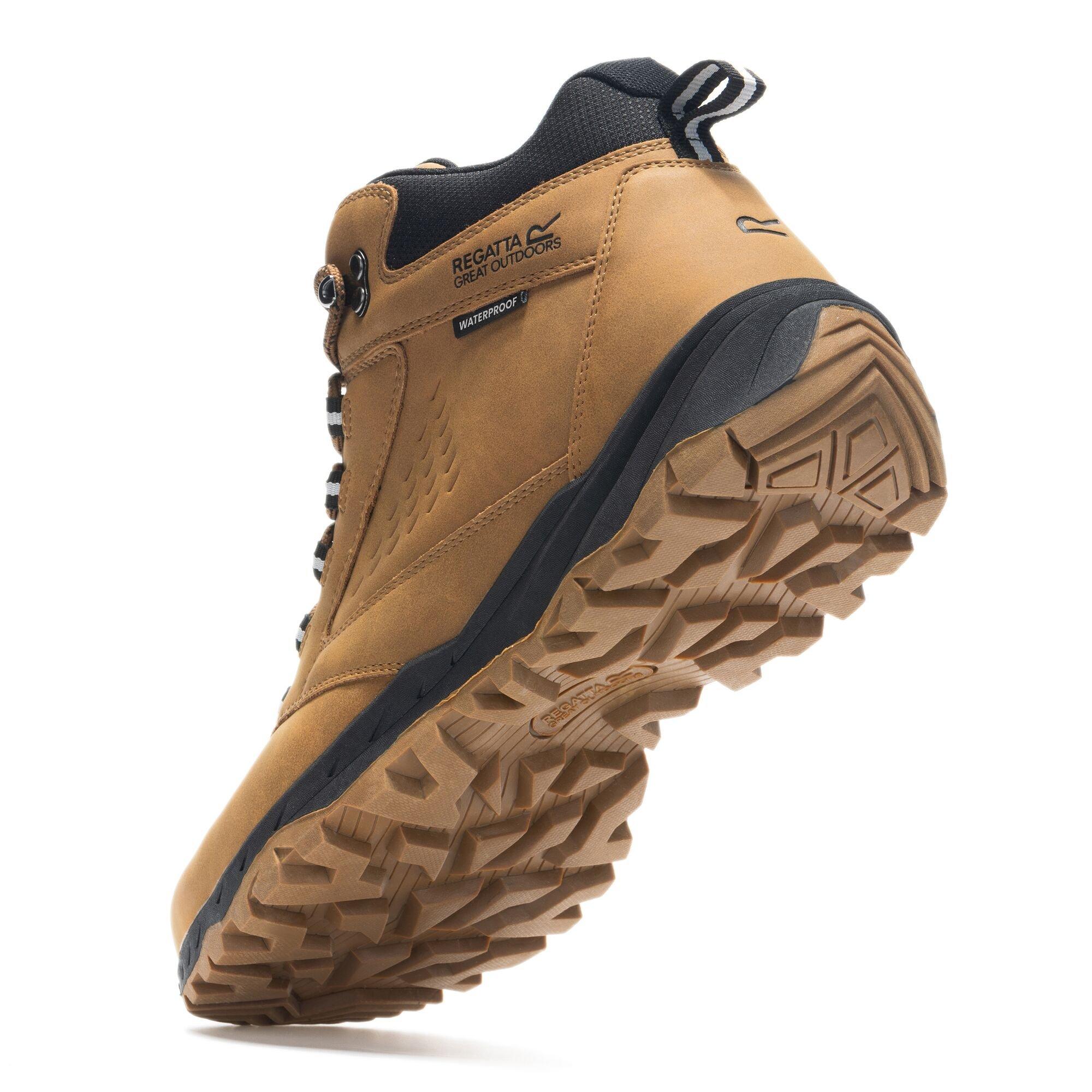 Tan - Regatta - Mens Amble Waterproof Walking Boots - 10