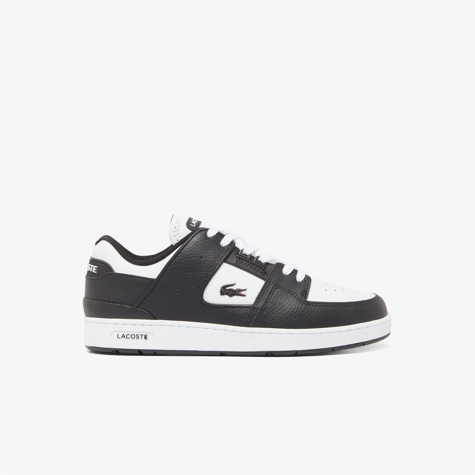 Lacoste Men's Court Cage Trainers - Black-White - UK 9