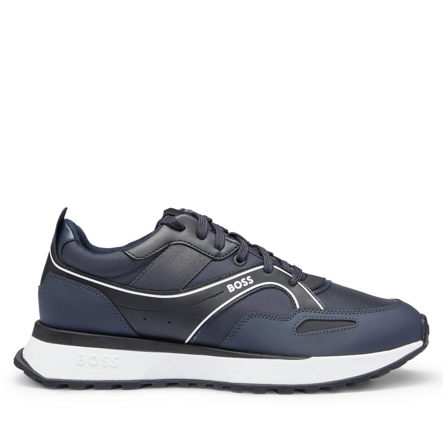 Navy - Boss - Jonah Run Trainers - 1