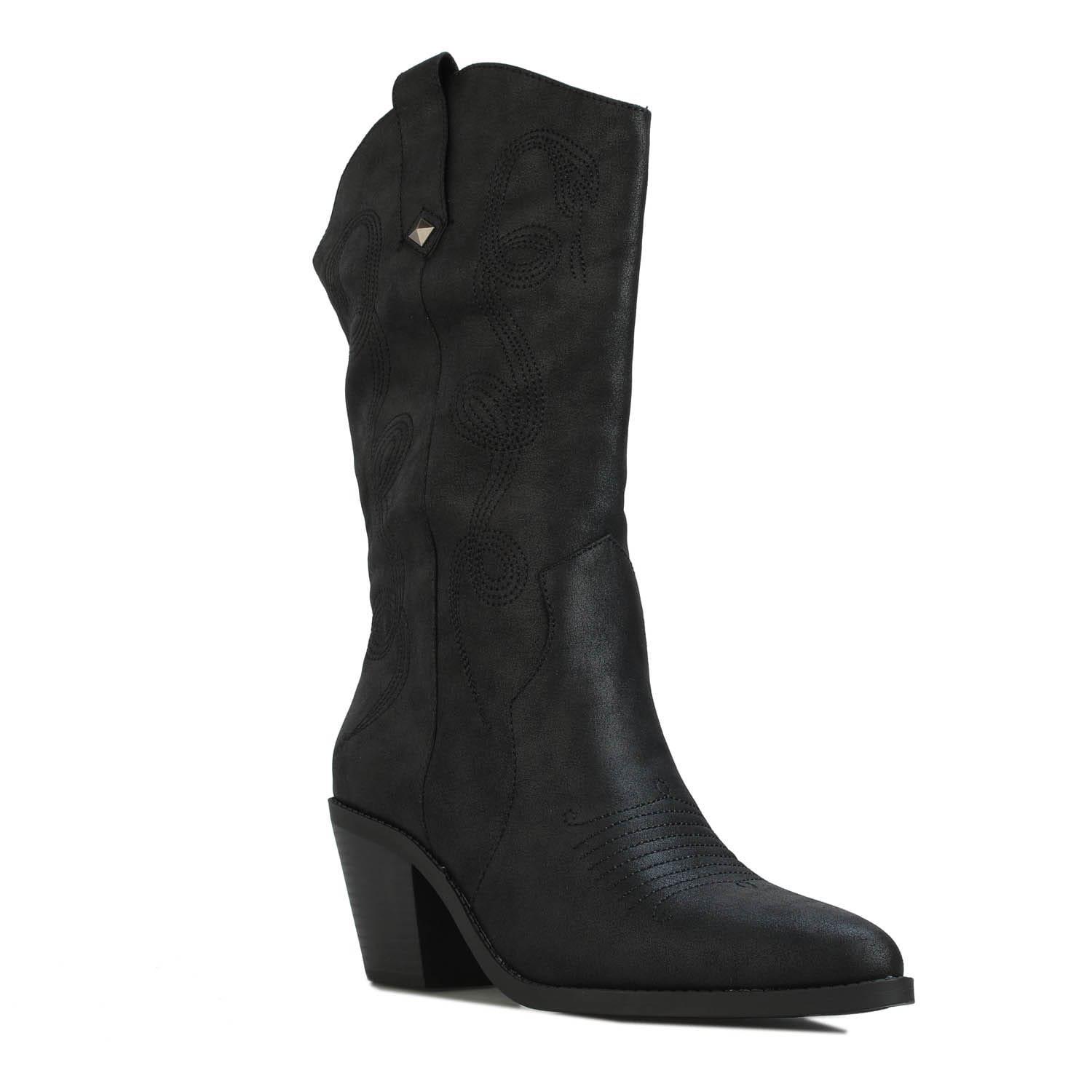 Black - Rocket Dog - Feria Cowboy Boots - 2