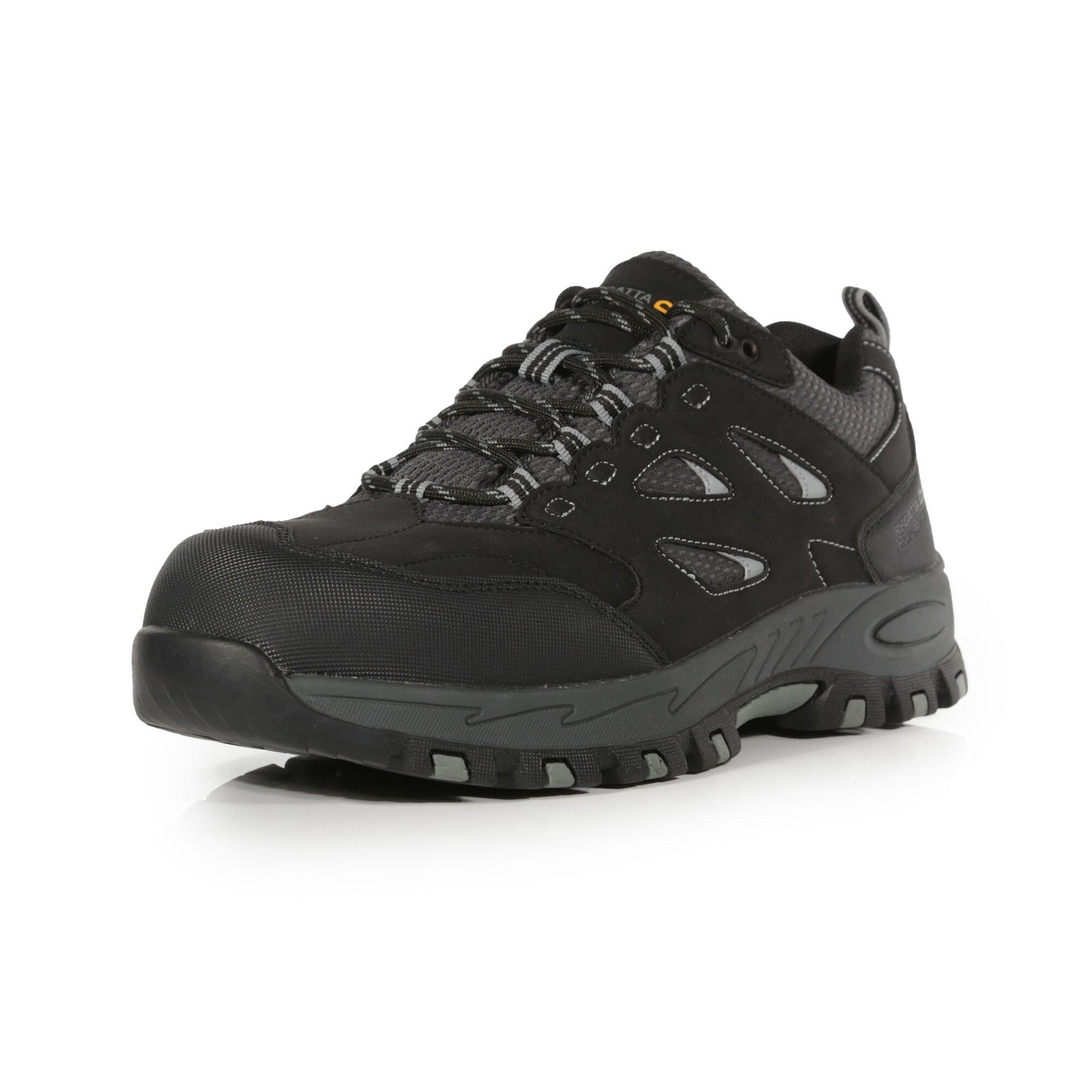 Regatta  Mudstone Low Safety Boots - Black/Granit - UK 11