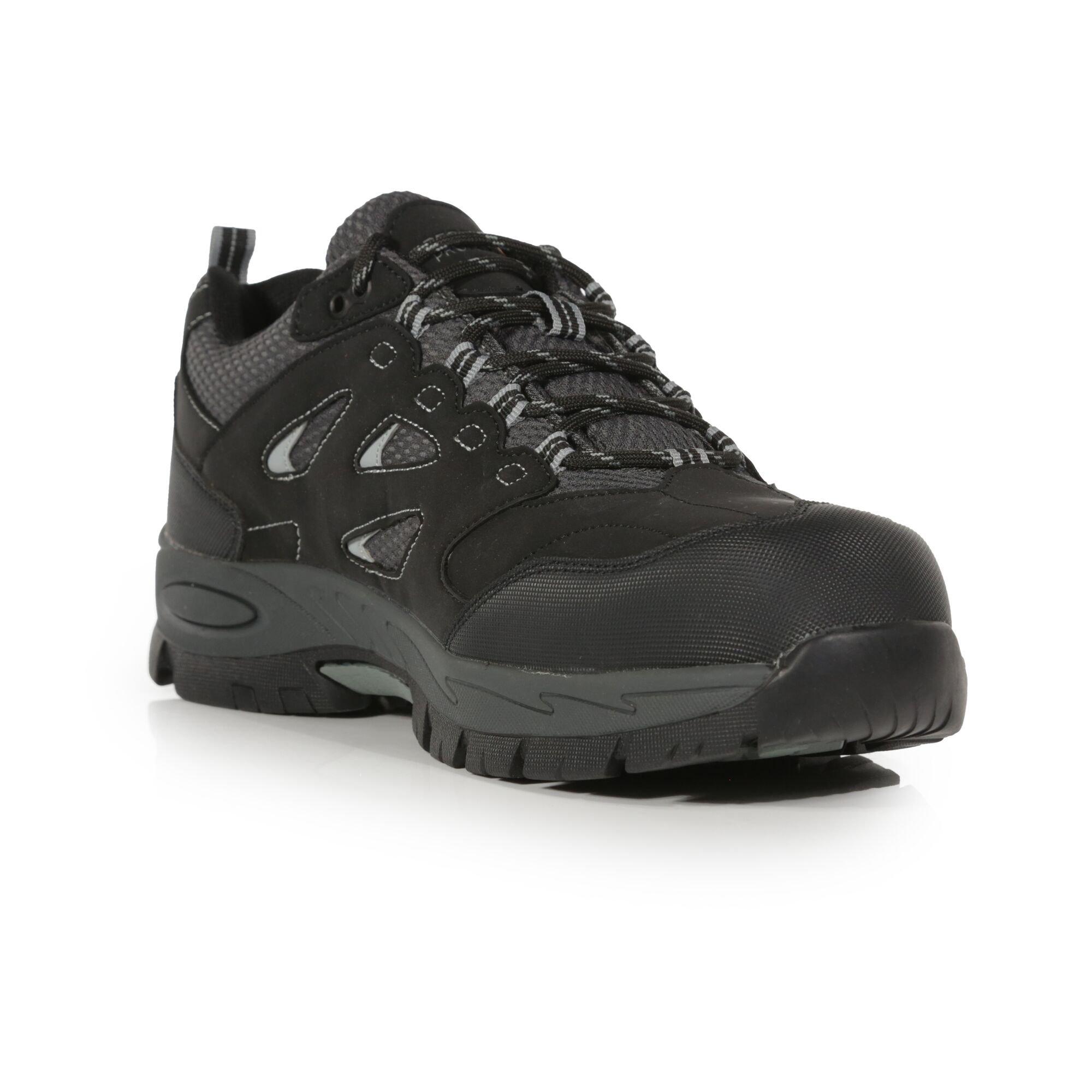 Black/Granit - Regatta - Mudstone Low Safety Boots - 3