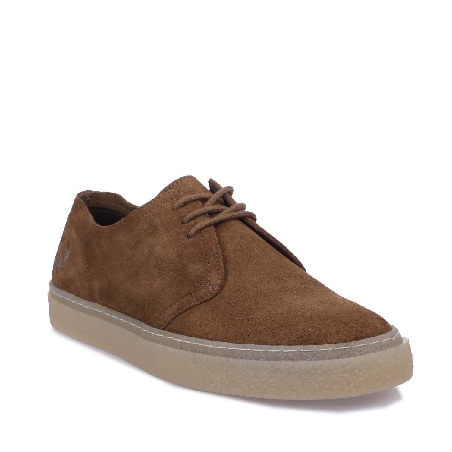 Stone - Fred Perry - Linden Suede Trainers - 2