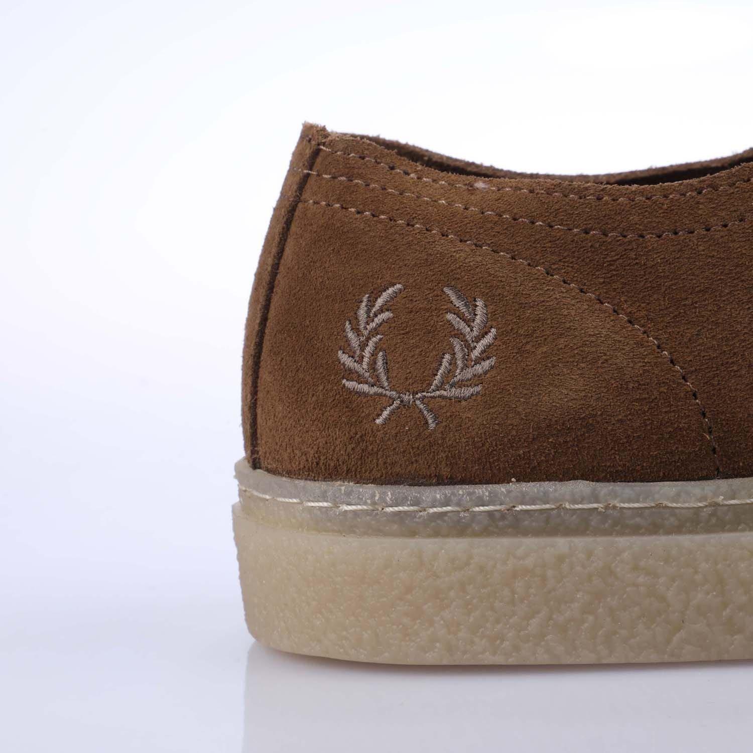 Stone - Fred Perry - Linden Suede Trainers - 6