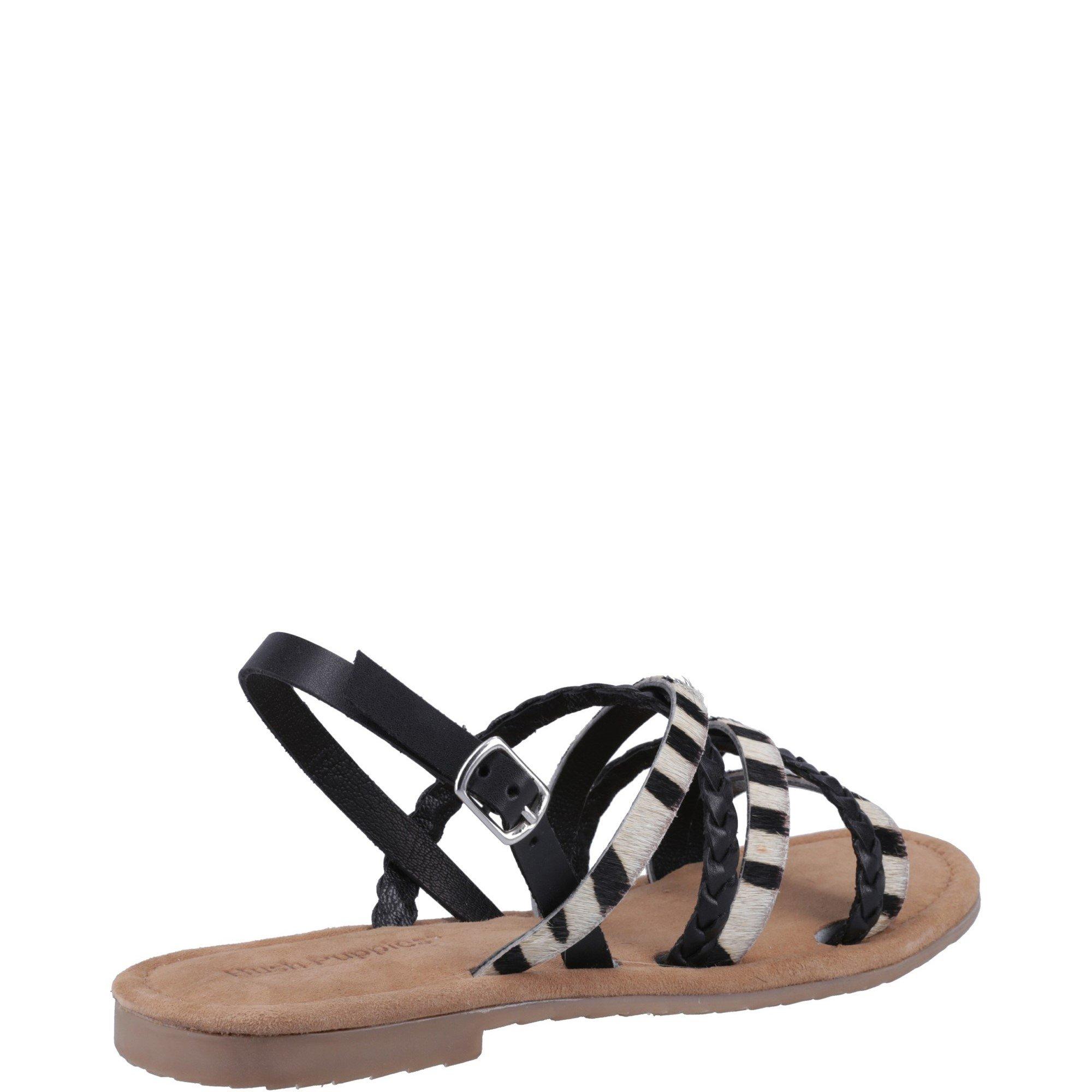 Black - Hush Puppies - Amanda Strappy Sandal - 3